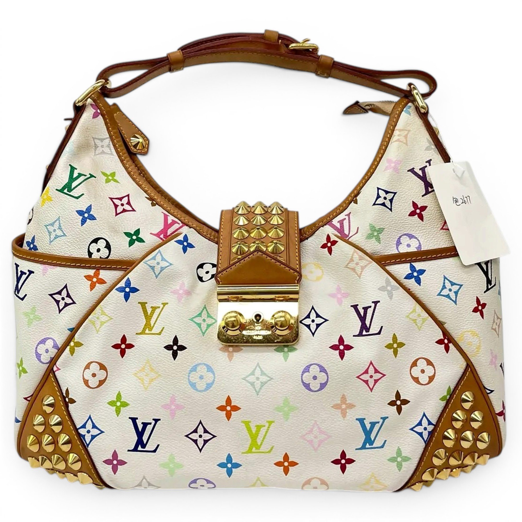 Greta vinyl handbag