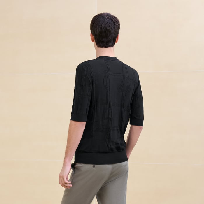 Noir "Jeu De Points Harnais" Crewneck Sweater