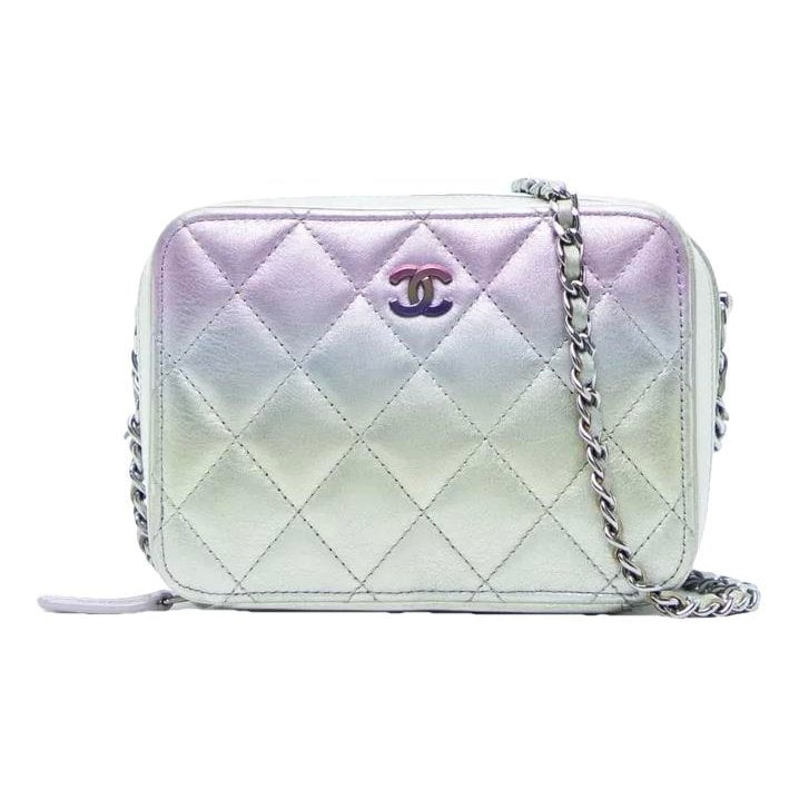 Vanity leather handbag