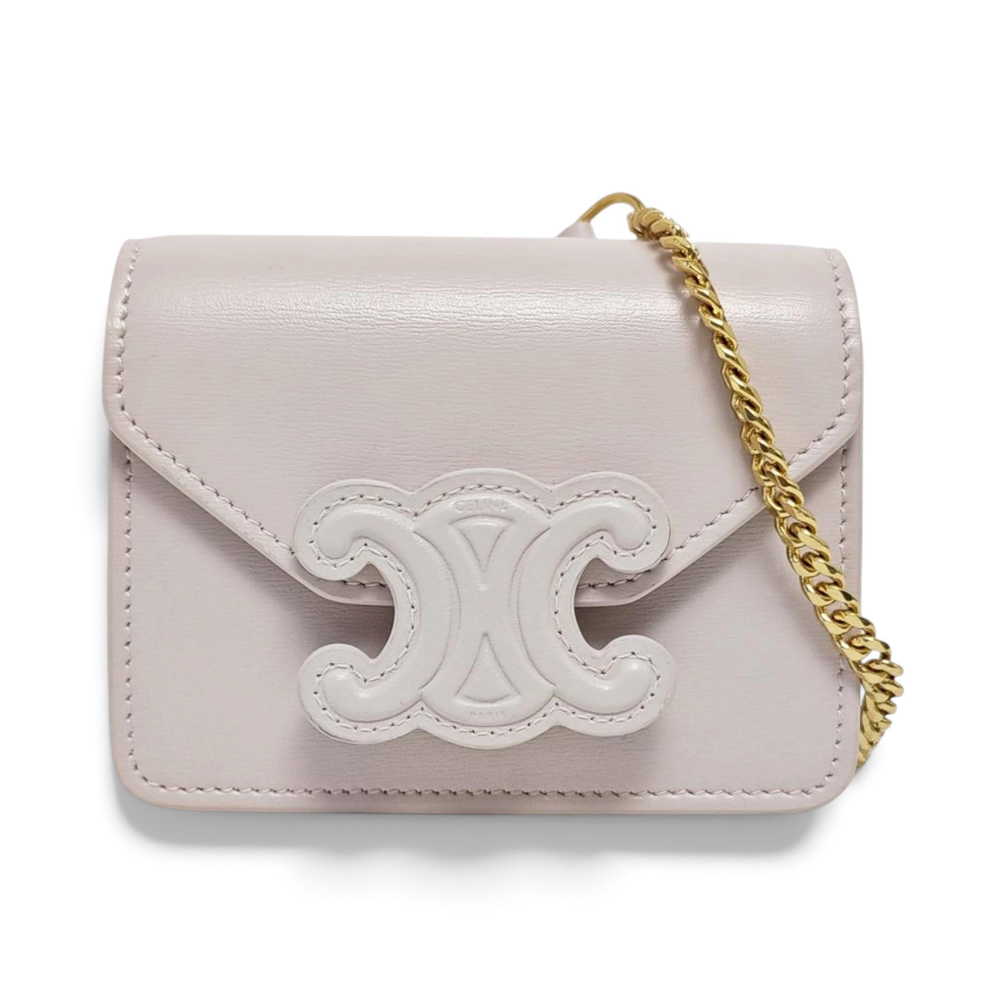 Triomphe leather handbag