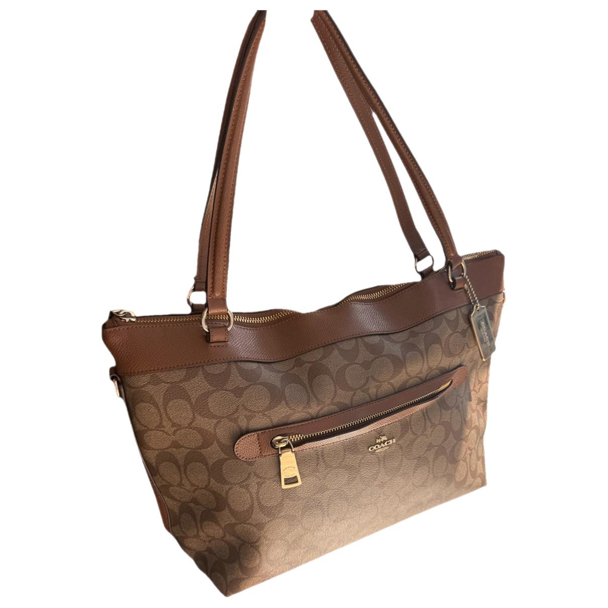 CITY ZIP TOTE leather handbag