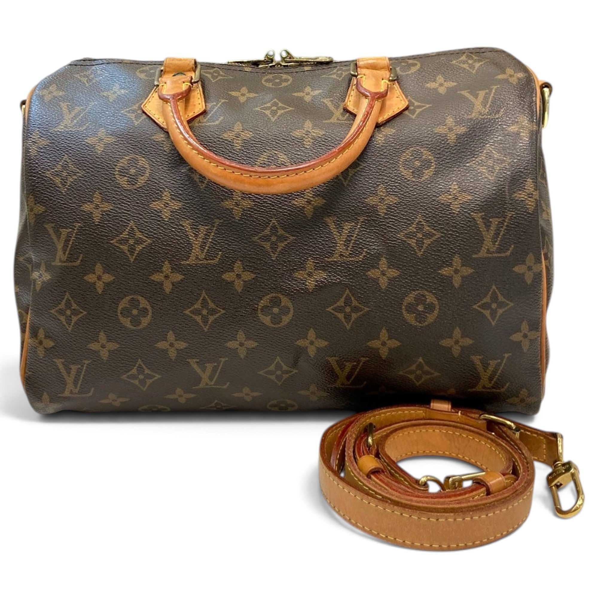 Speedy Bandoulière leather crossbody bag