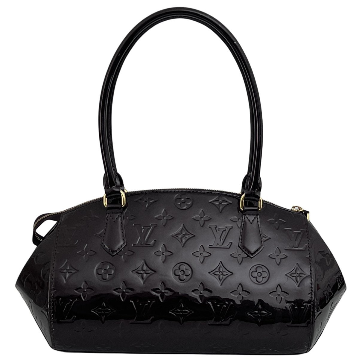 Sherwood patent leather handbag