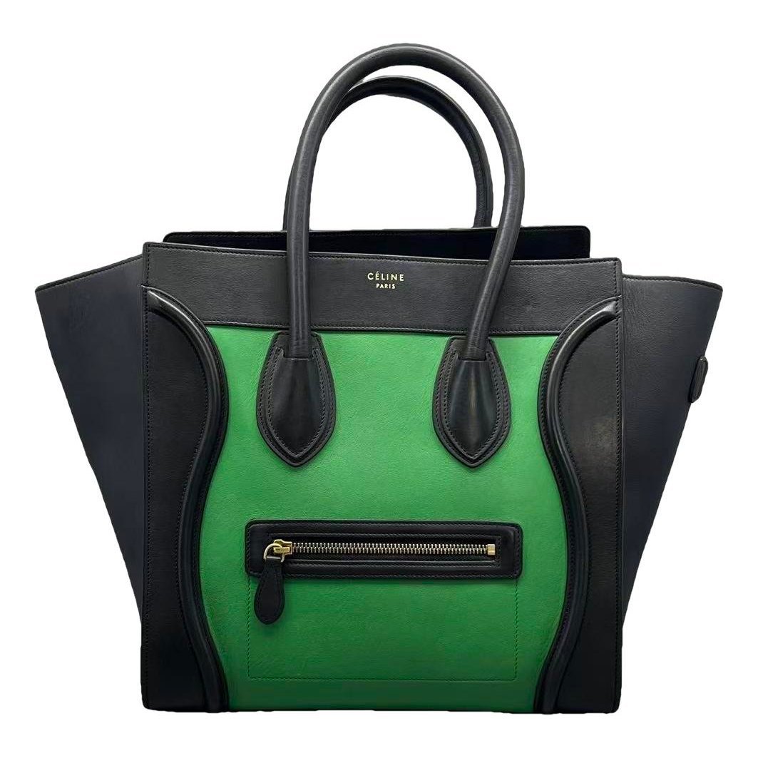 Luggage leather handbag