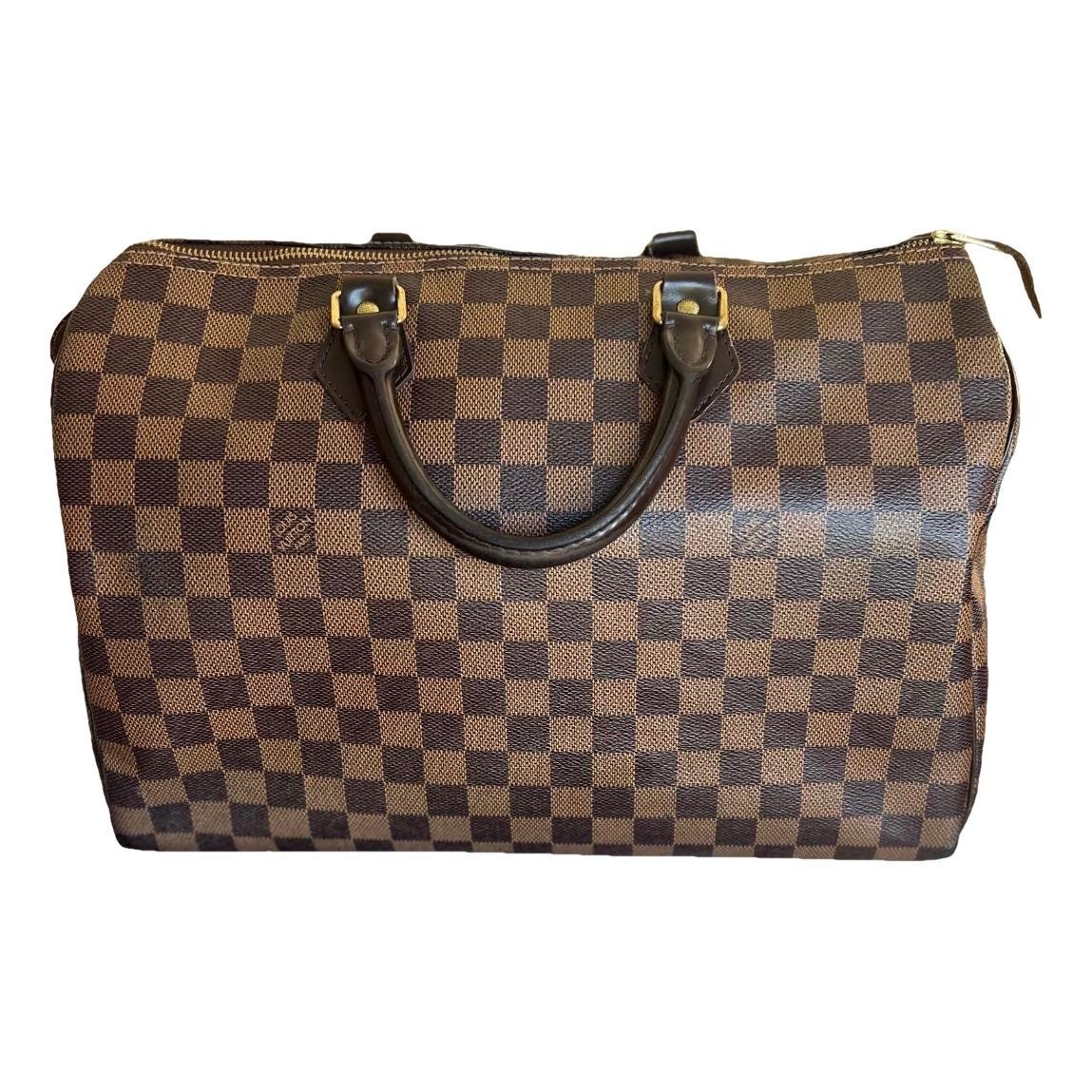 Speedy leather handbag