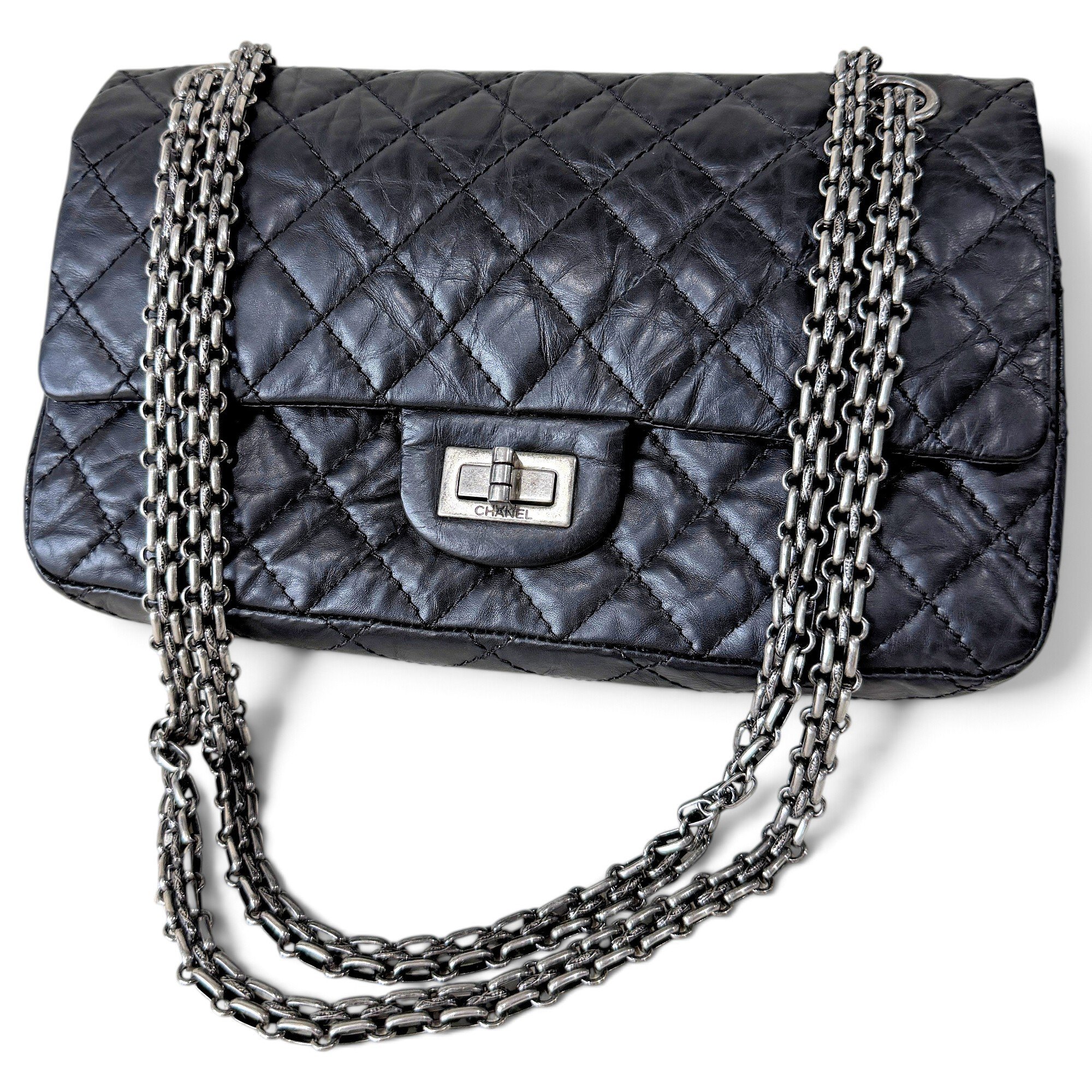 2.55 leather handbag