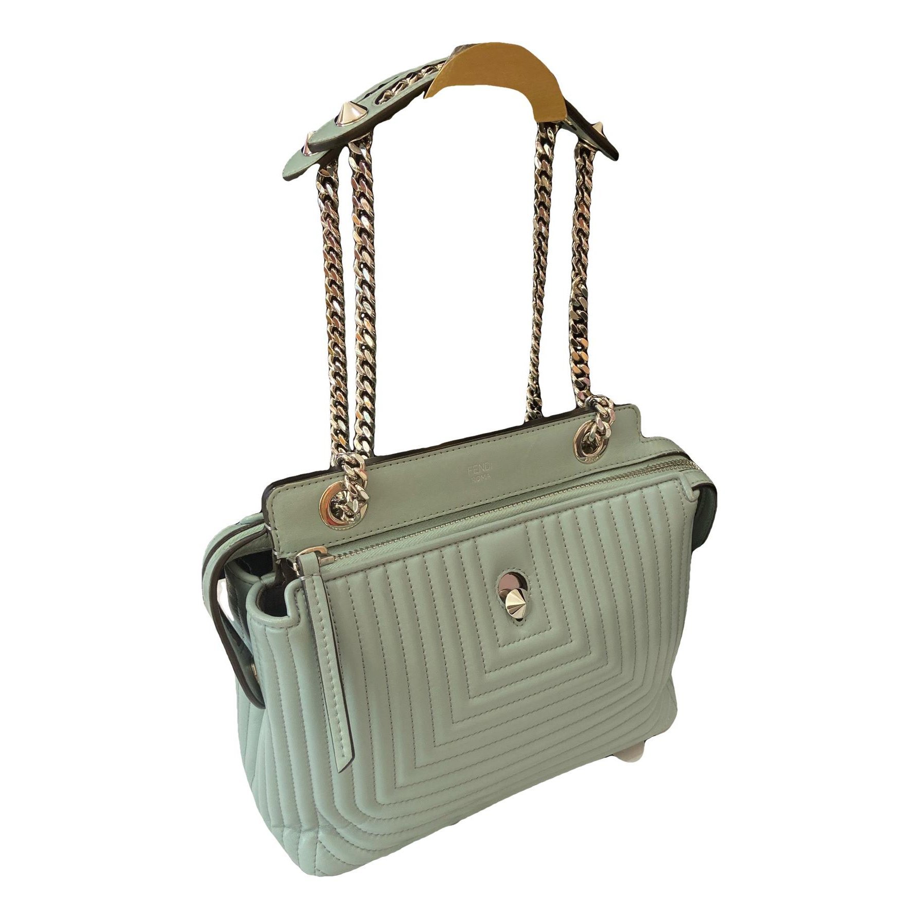 Peekaboo vegan leather handbag