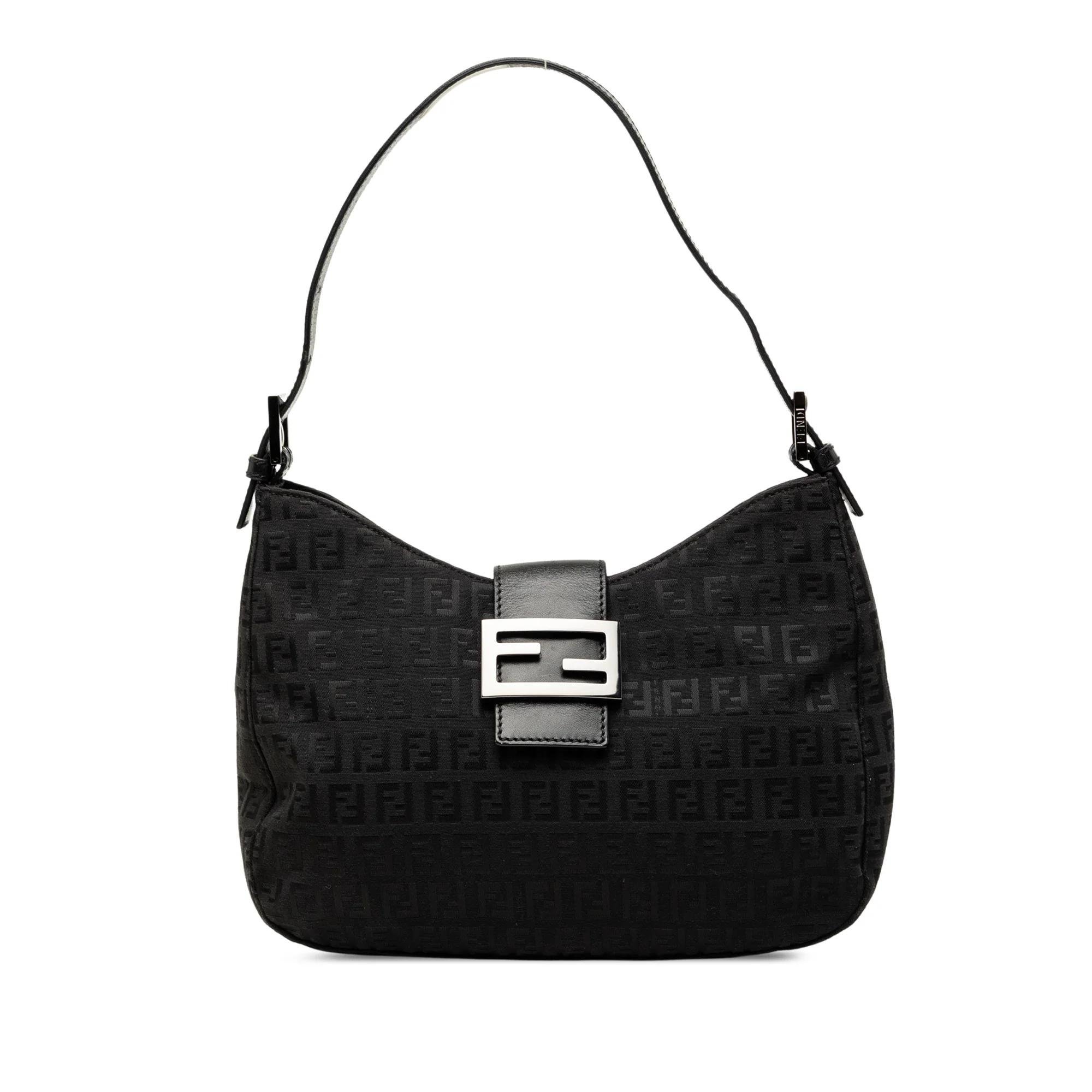 Pocket leather handbag