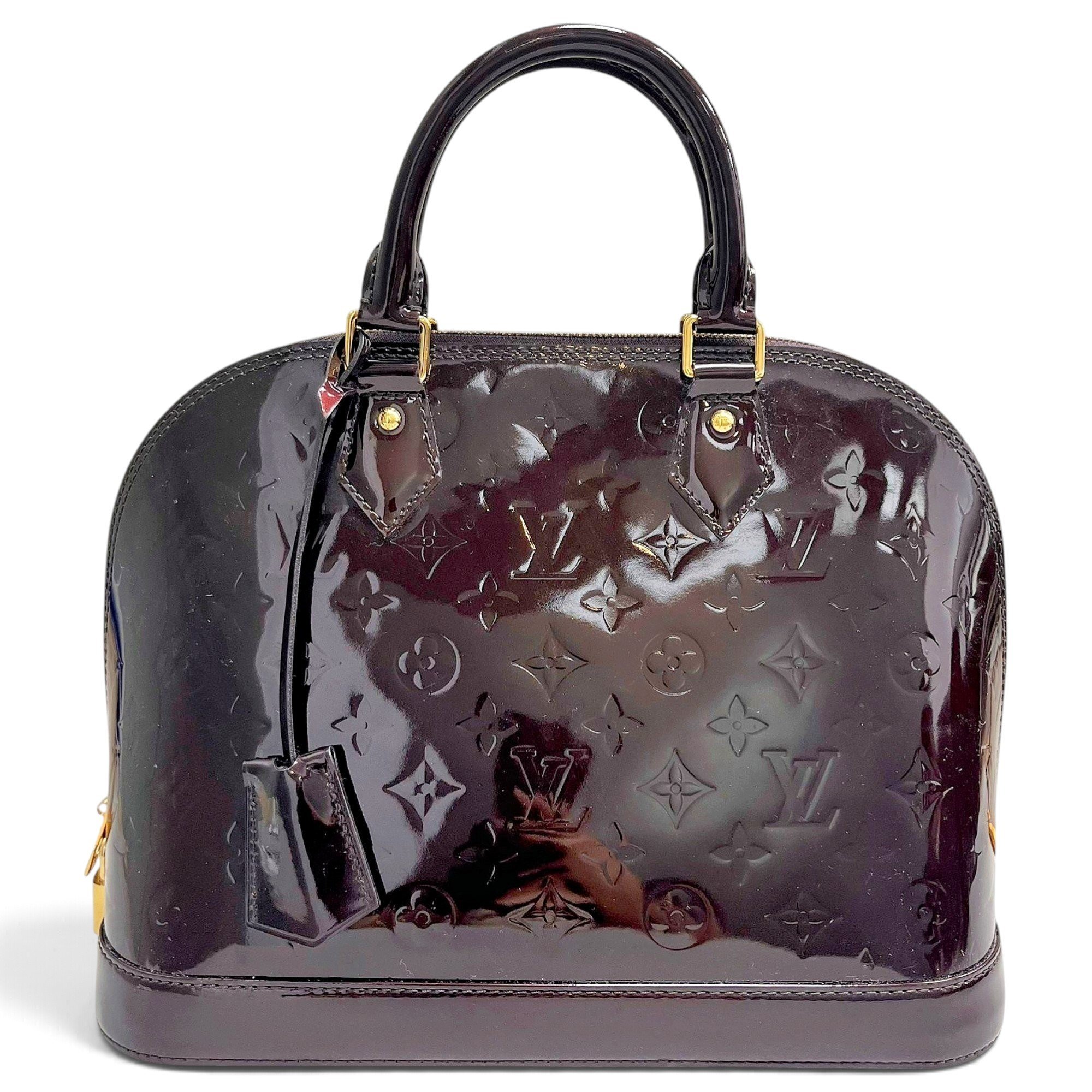 Alma patent leather handbag