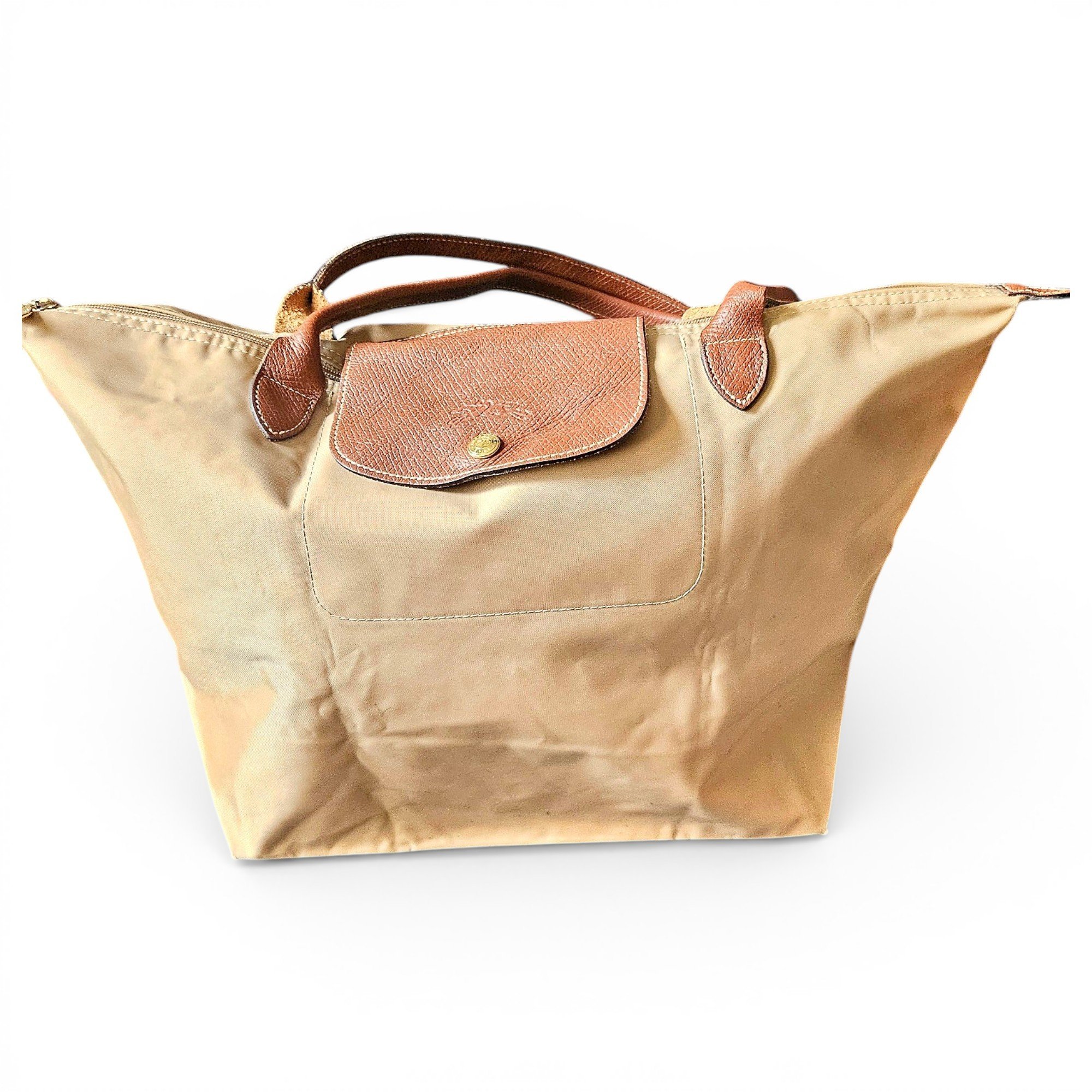 Pliage leather tote