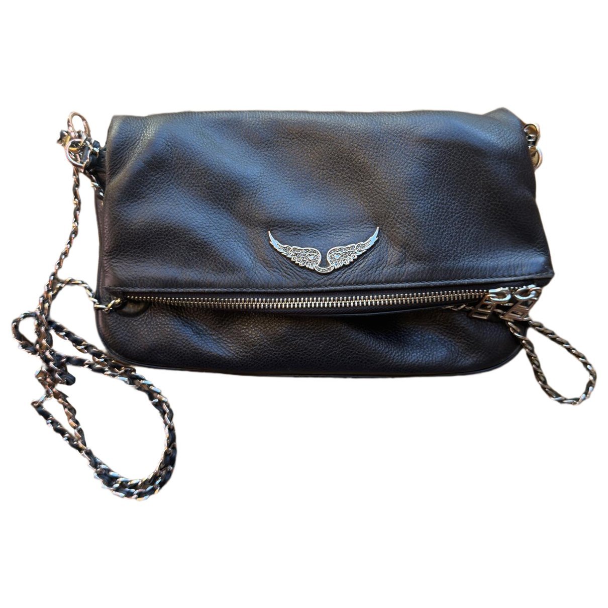 Rock leather crossbody bag