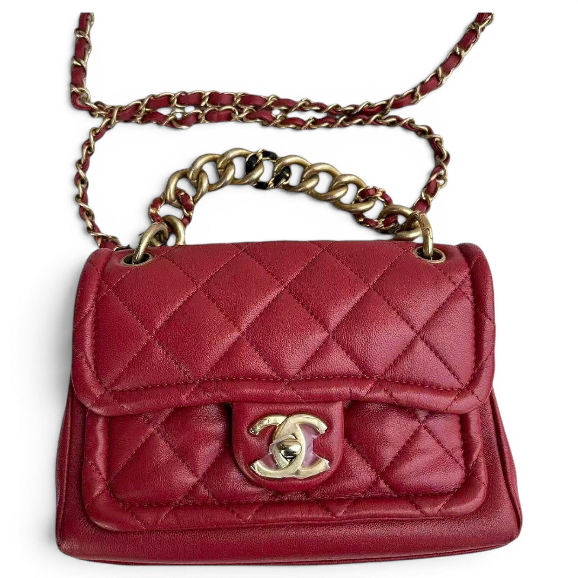 All About Chains leather handbag