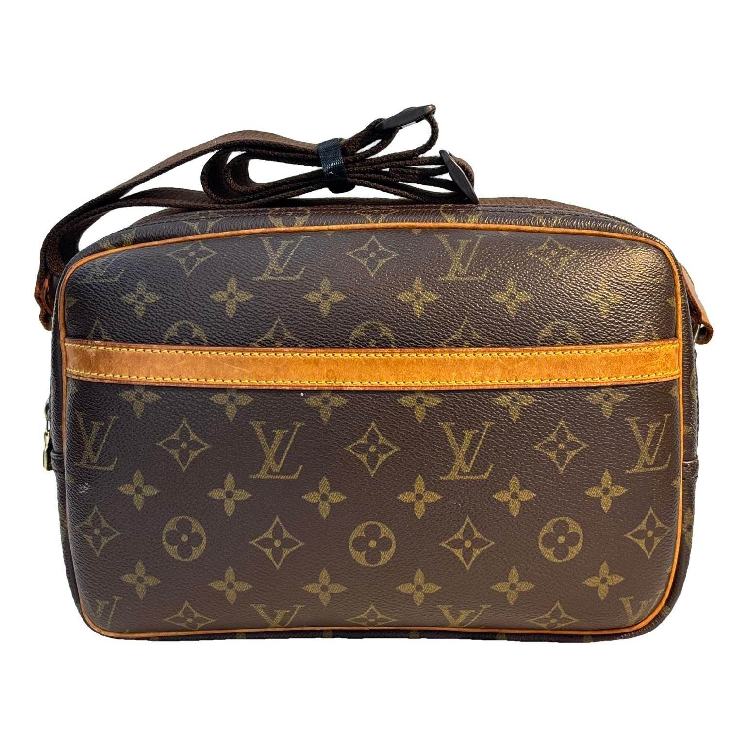 Reporter leather crossbody bag