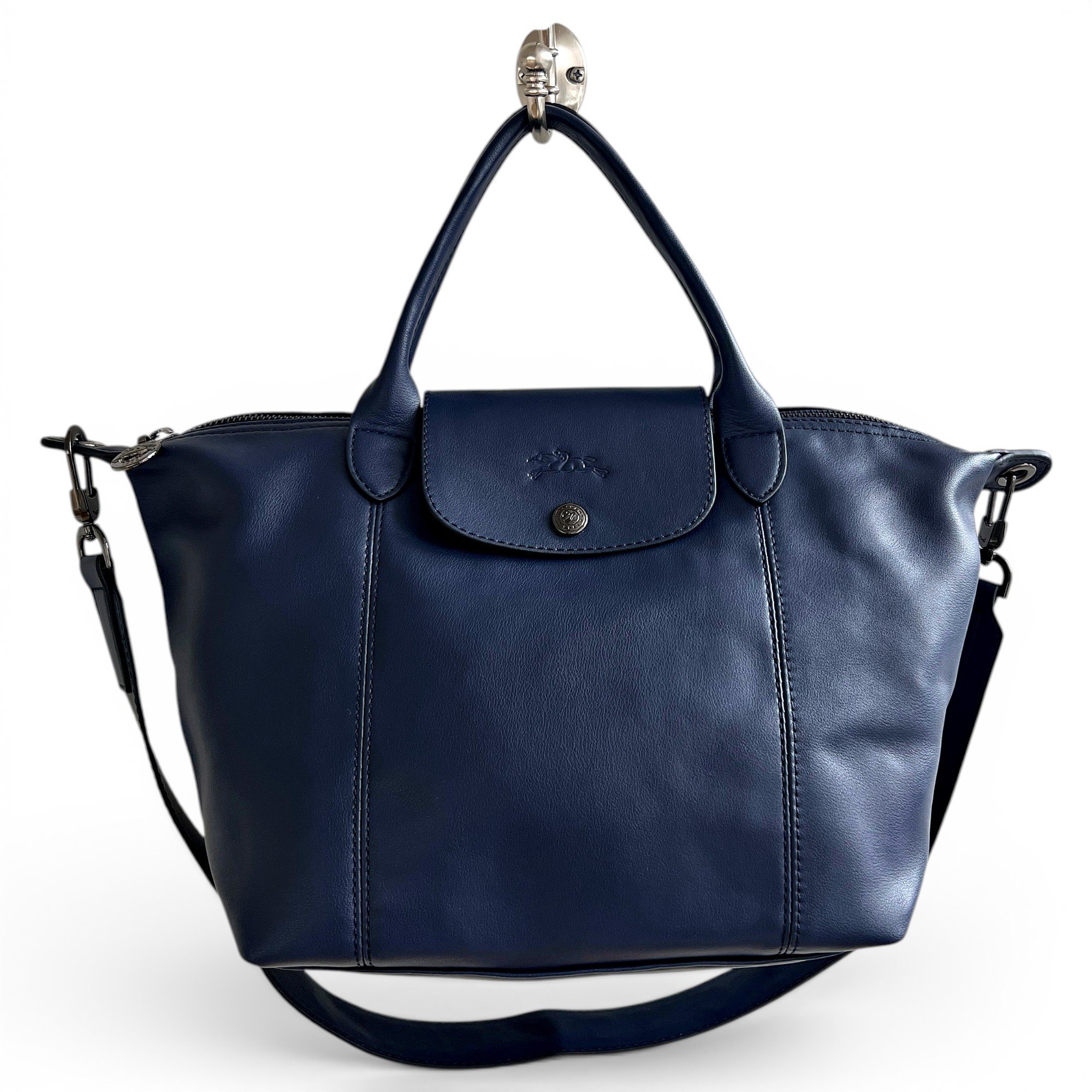 Pliage leather handbag
