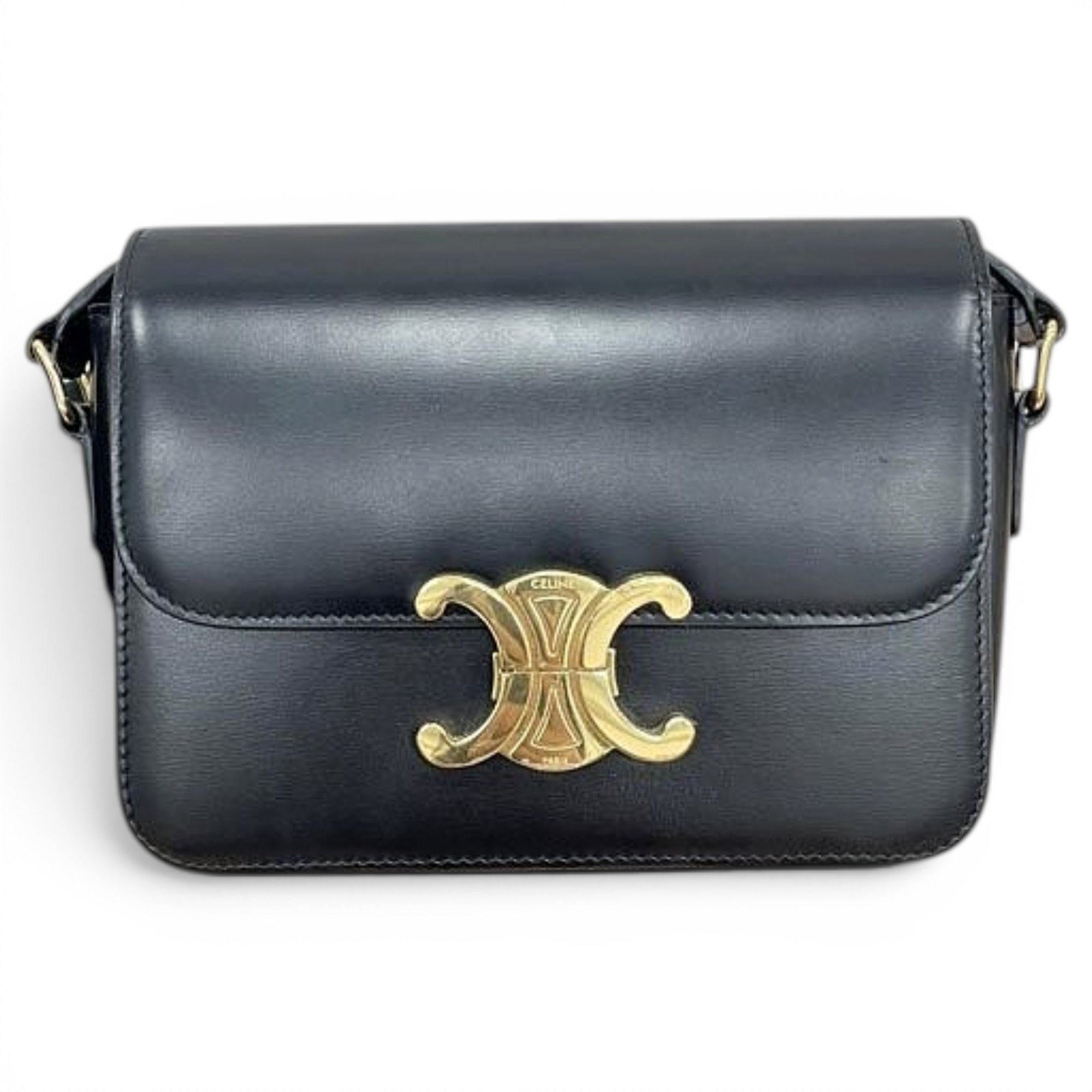 Triomphe leather handbag