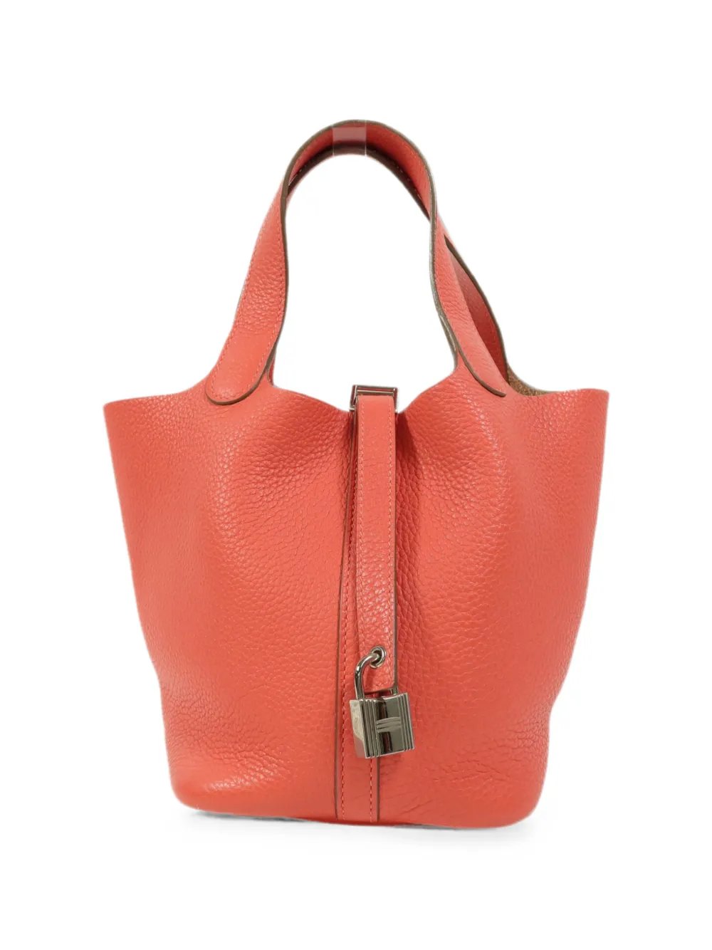 PM Picotin leather tote bag
