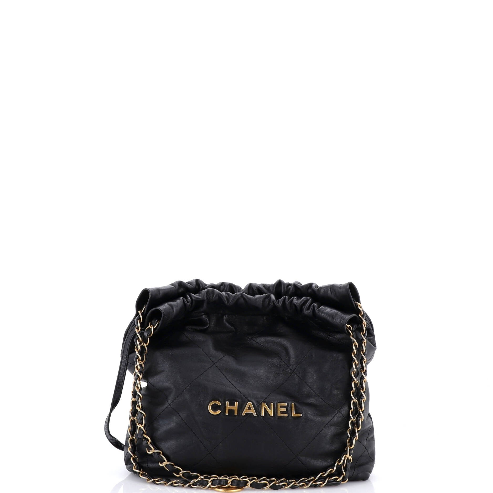 22 Chain Hobo Quilted Calfskin Small
