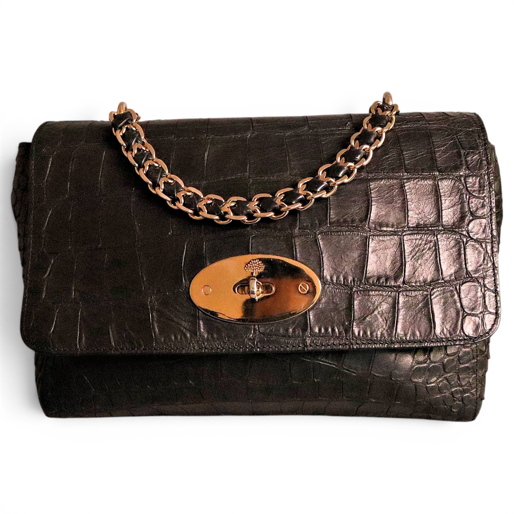 Lily leather handbag