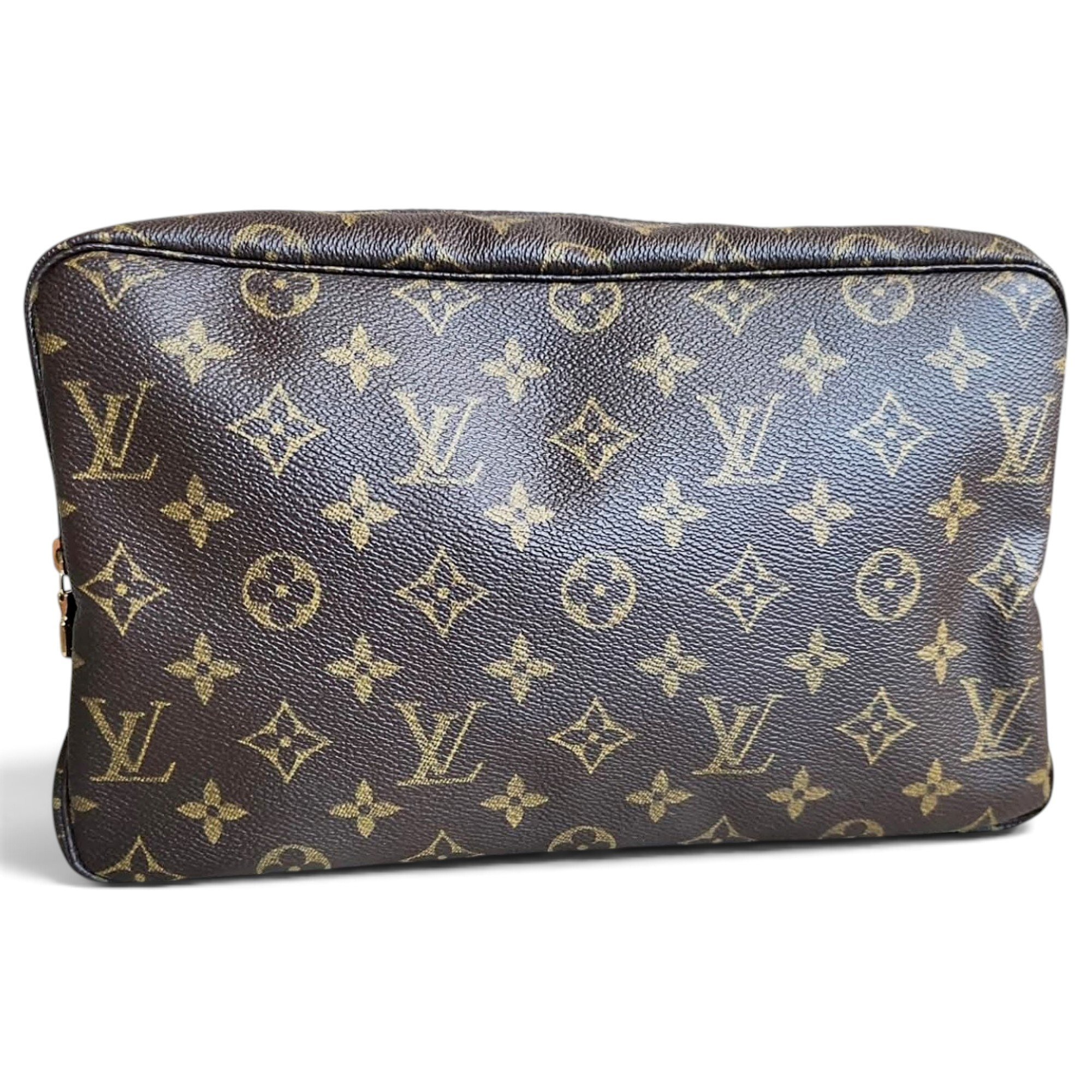 Leather vanity case