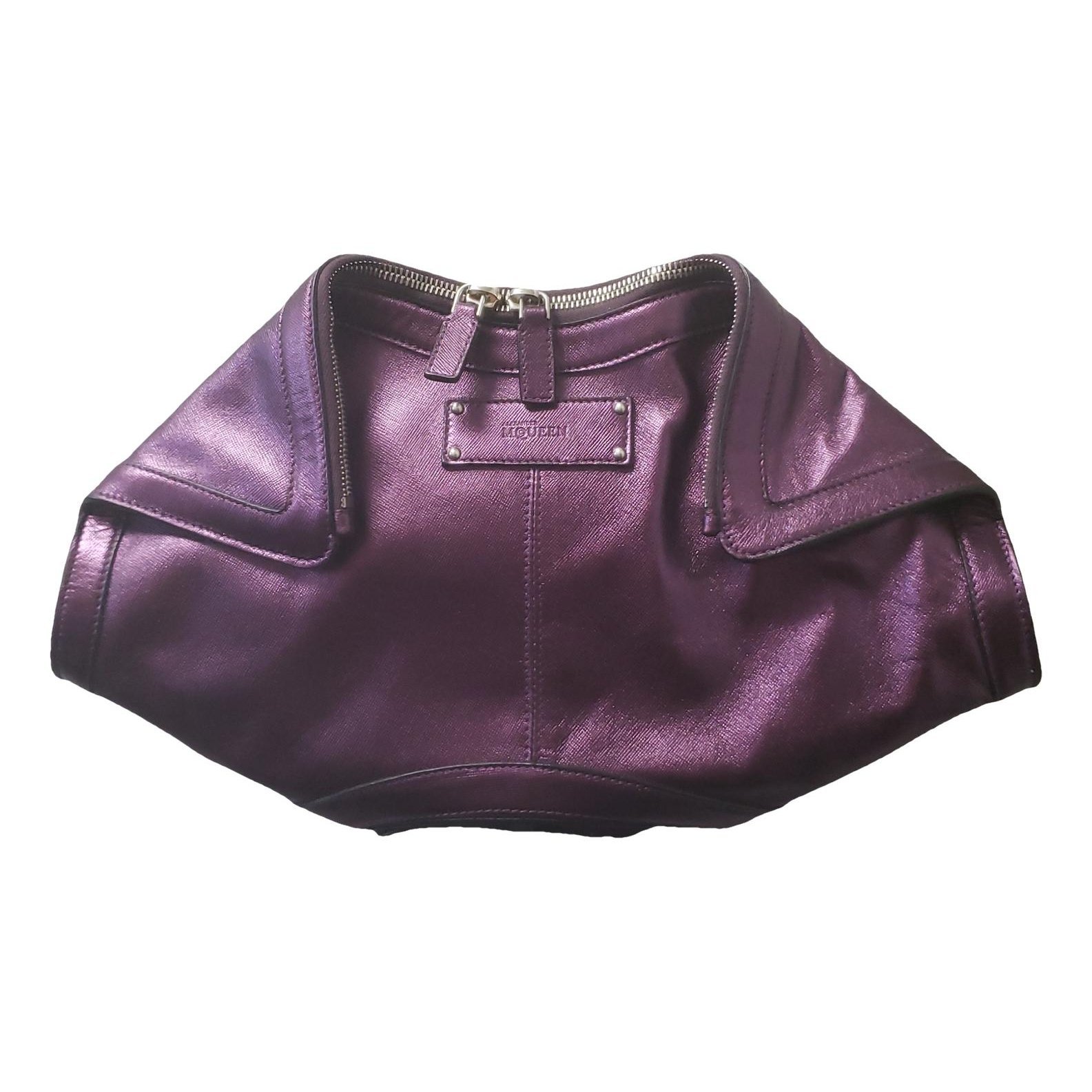 Alexander McQueen Manta leather clutch bag