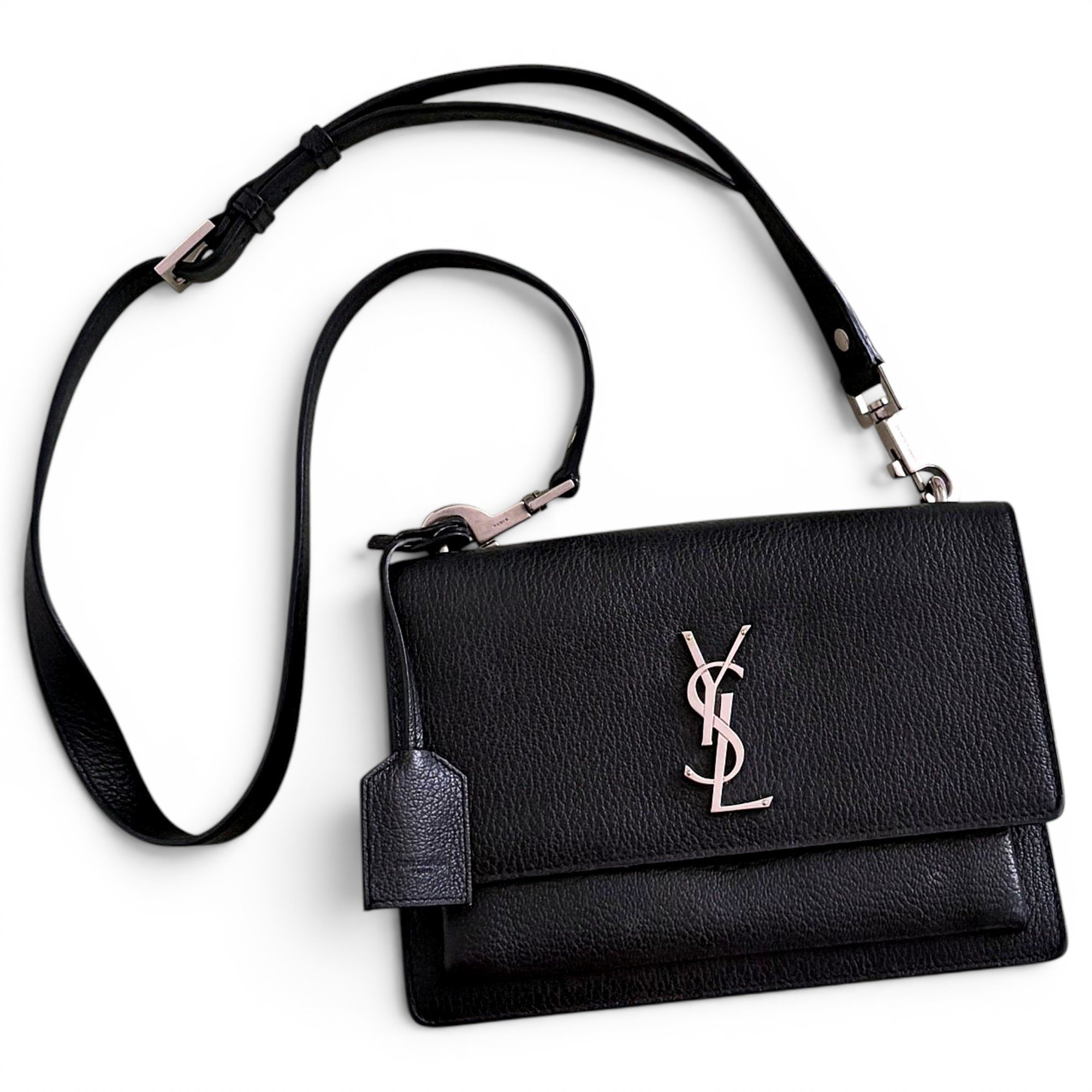 Sunset leather crossbody bag