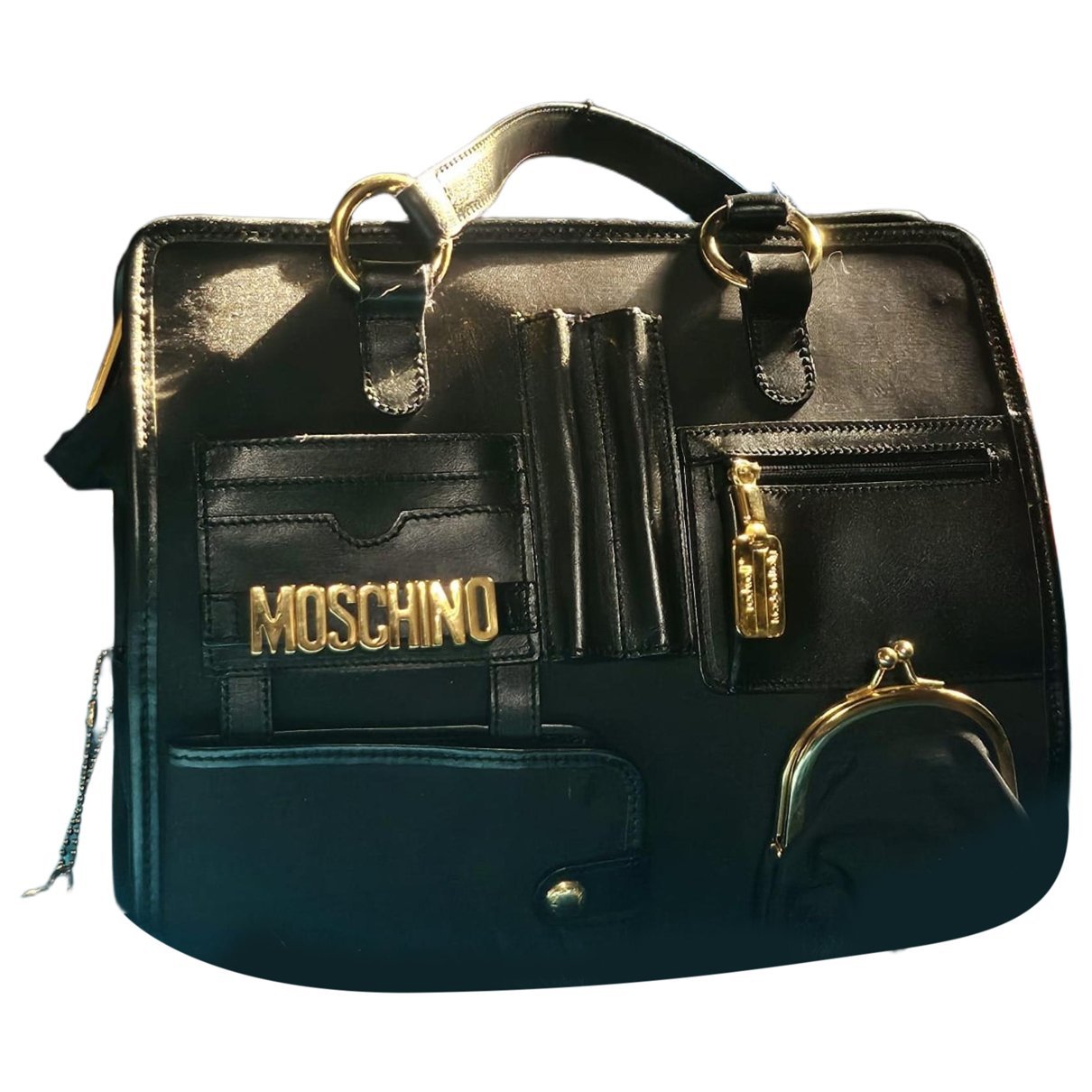 Leather handbag