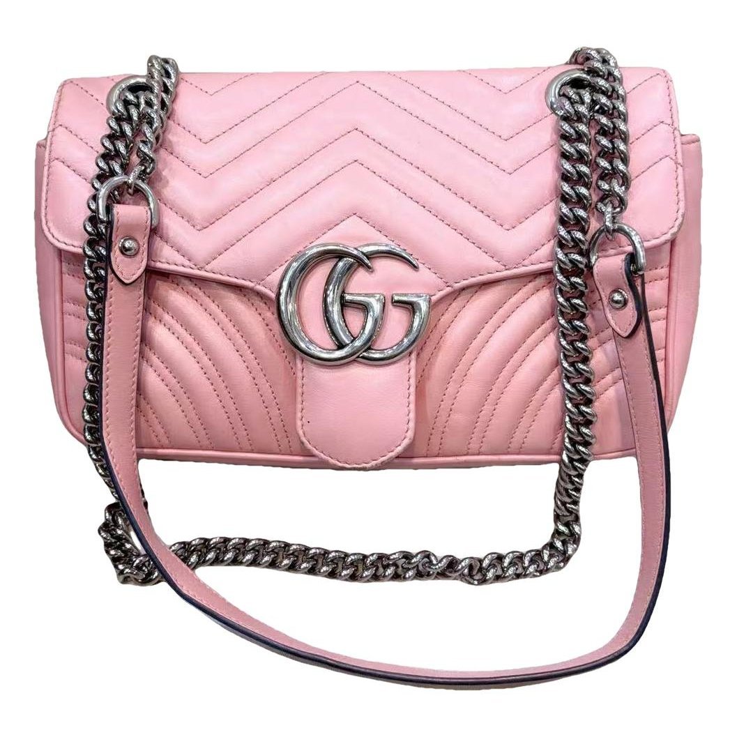 GG Marmont Flap leather handbag