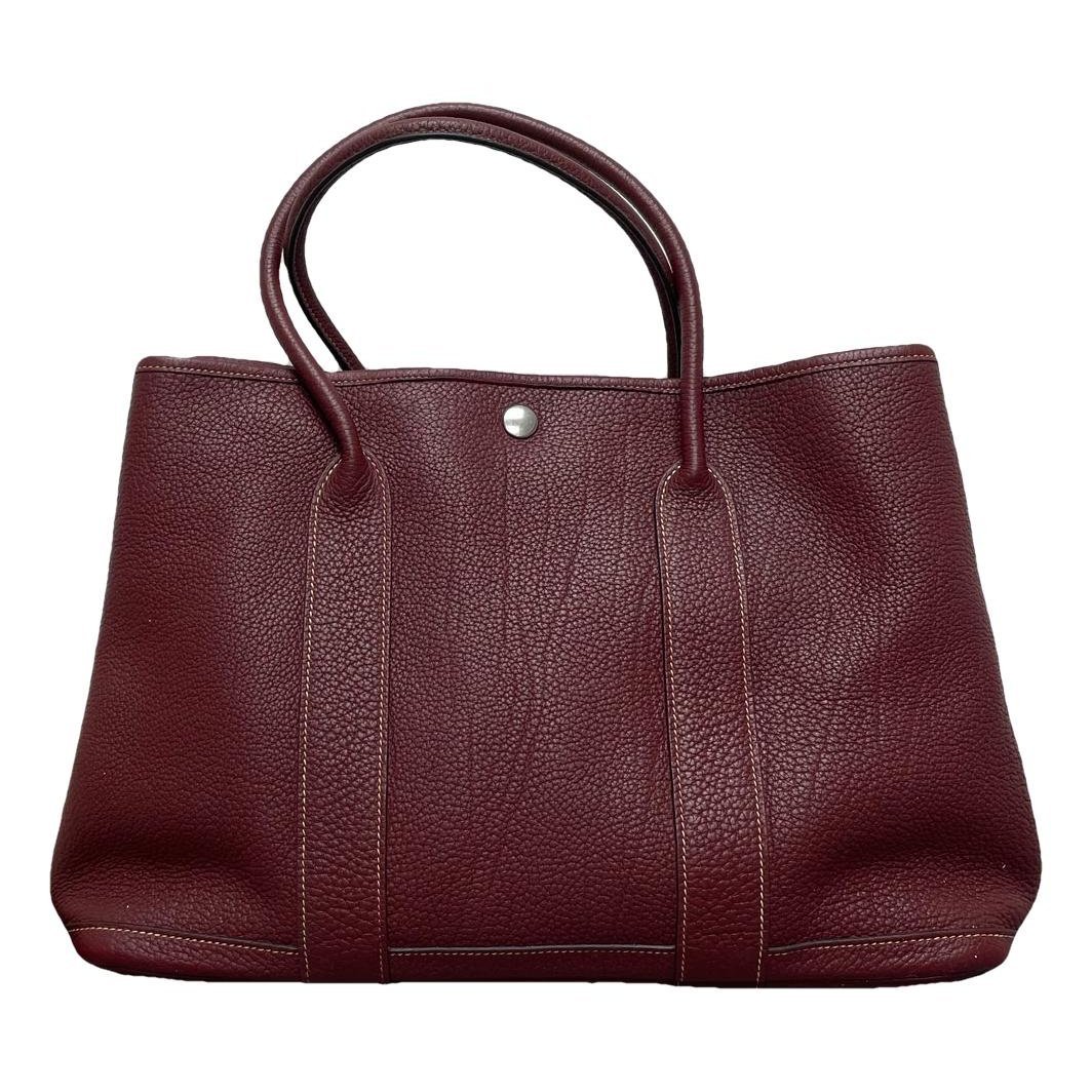 Garden Party leather handbag