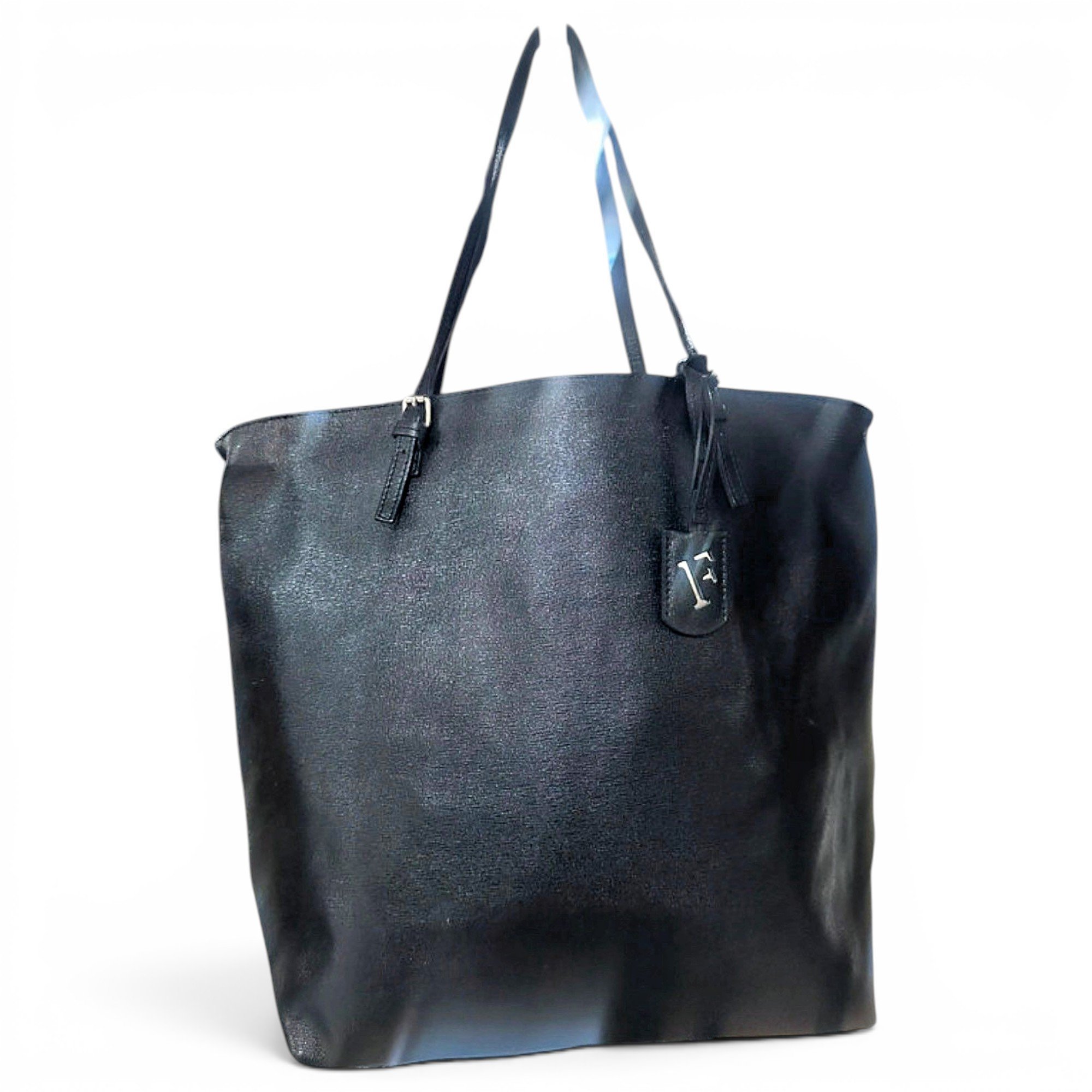 Leather tote
