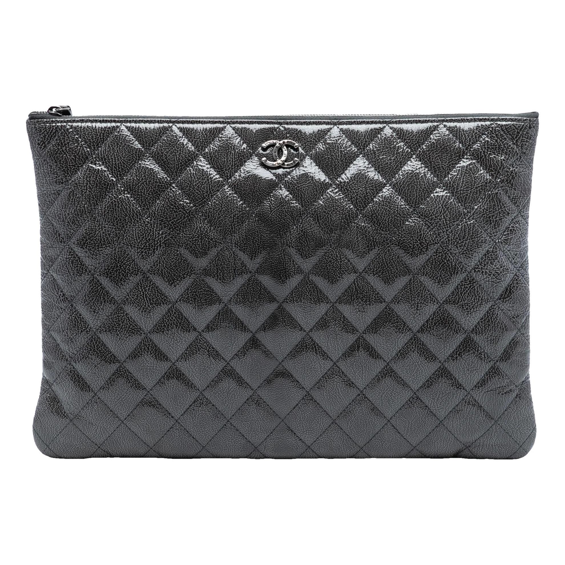 Patent leather handbag