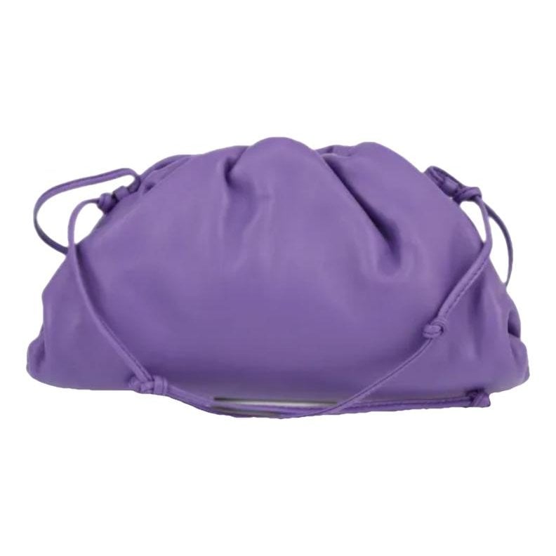 Pouch leather handbag