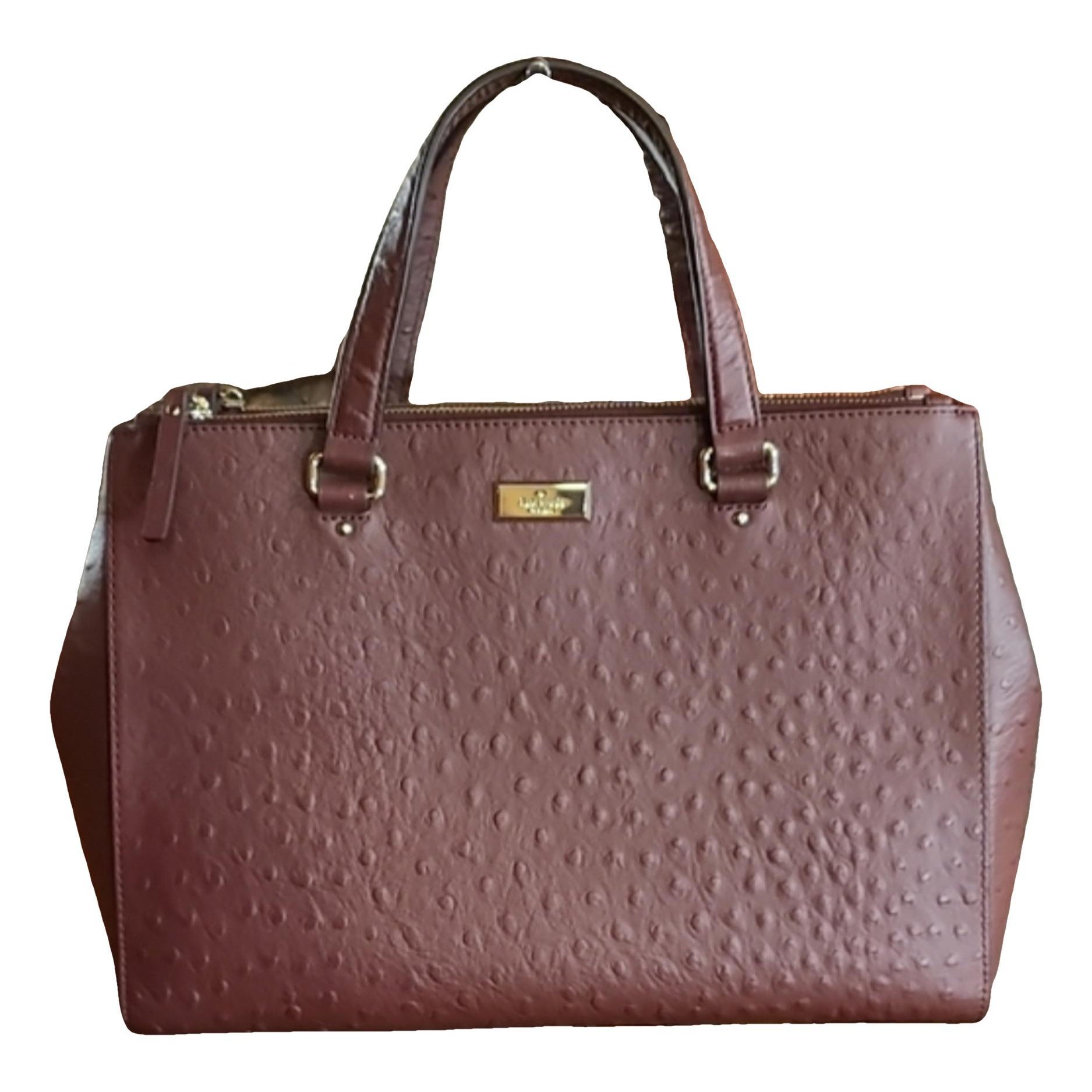 Leather satchel