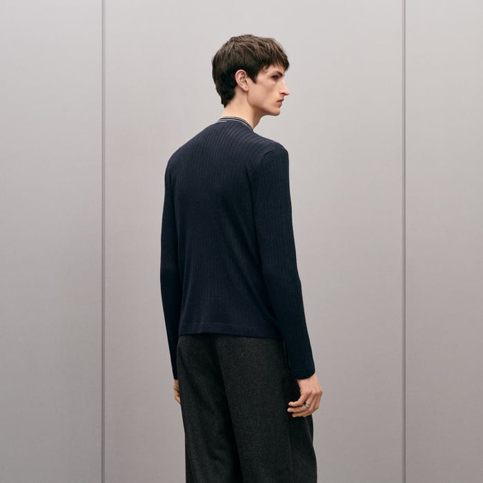 Marine "Detail Etriviere Alpaga" Cardigan