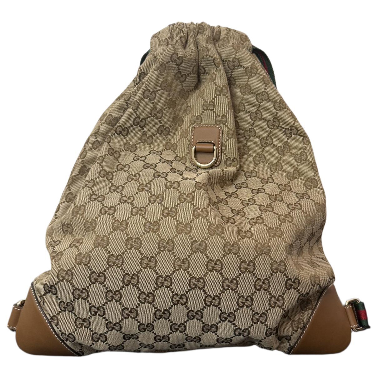 Leather backpack