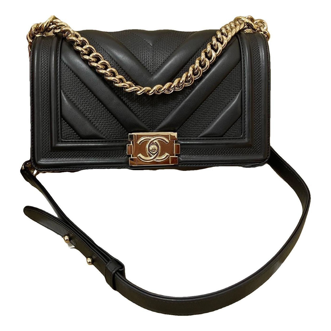 Boy leather crossbody bag