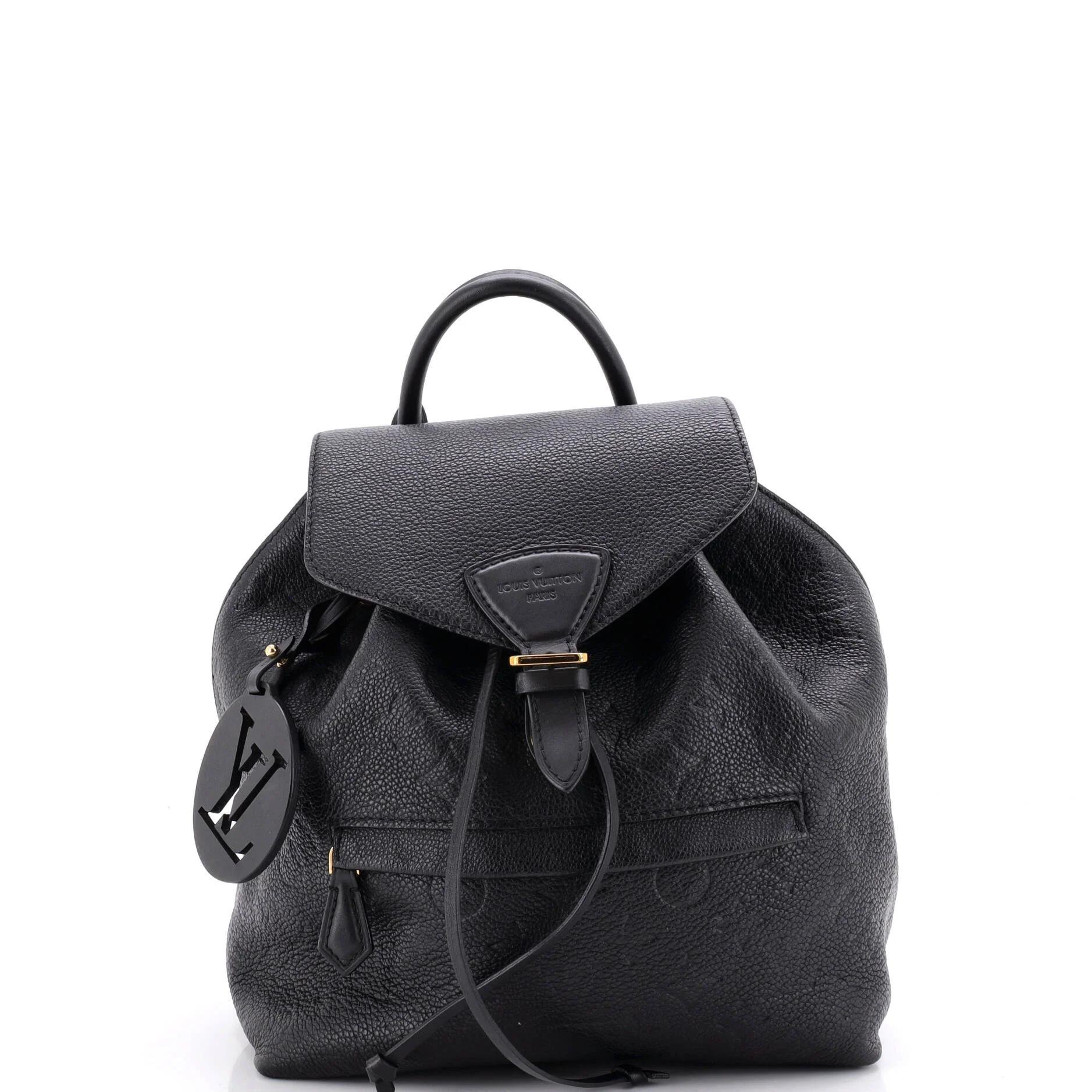 Leather backpack