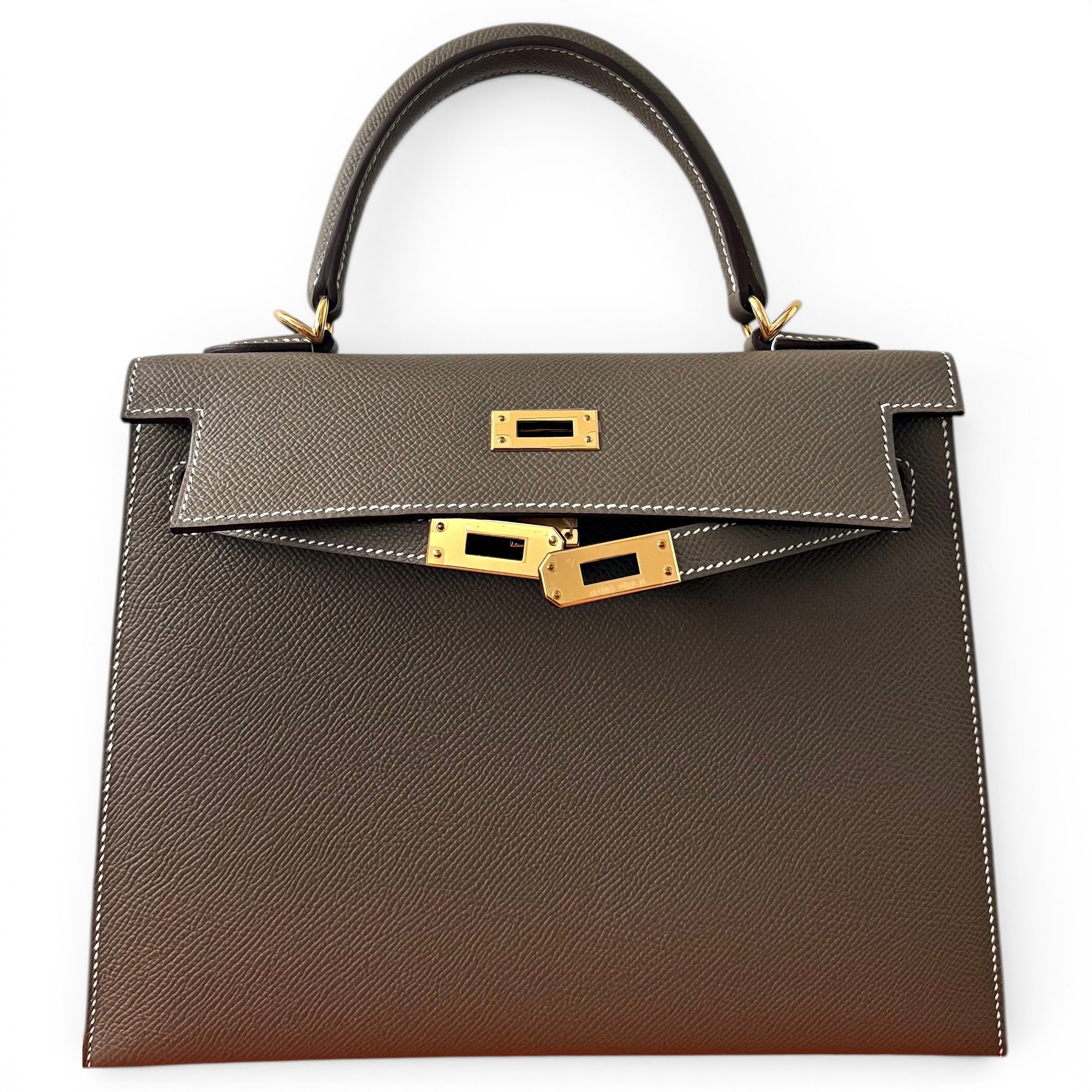Kelly 25 leather handbag
