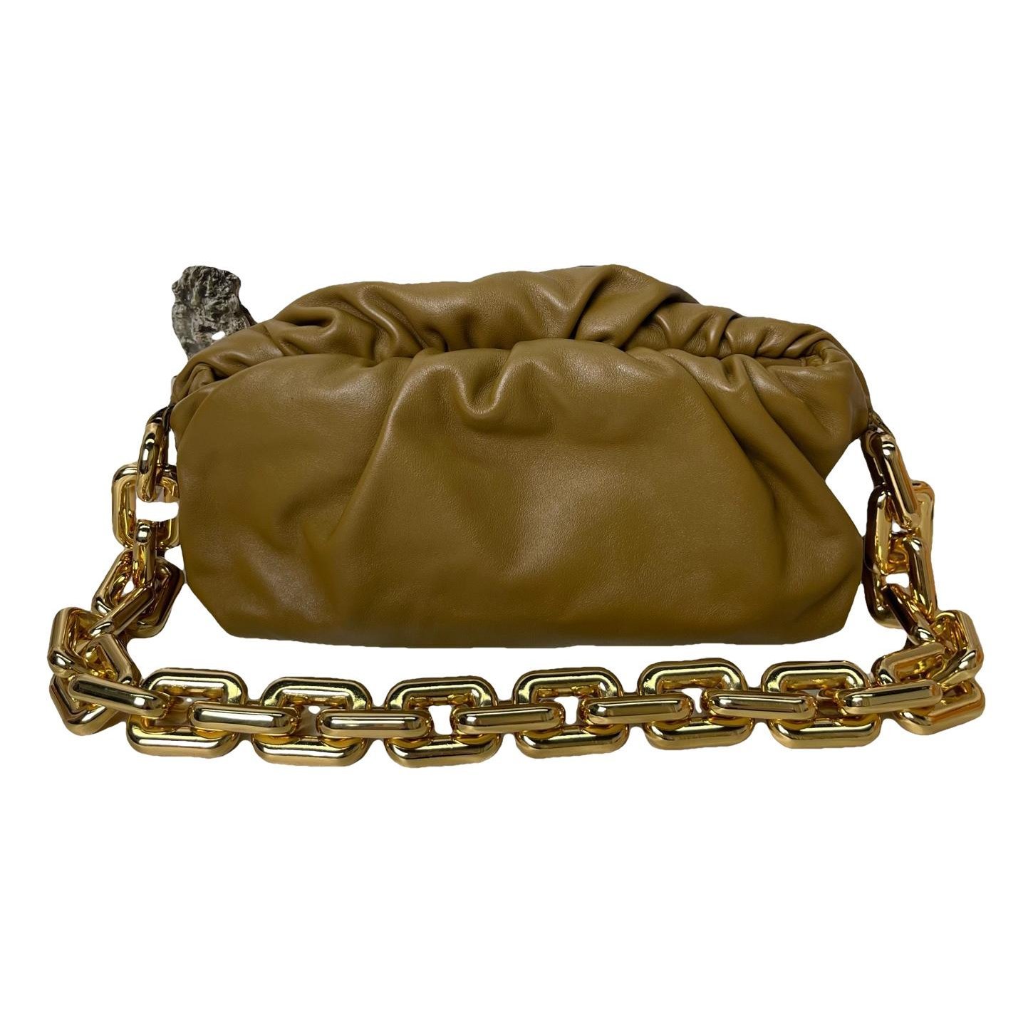 Pouch leather handbag