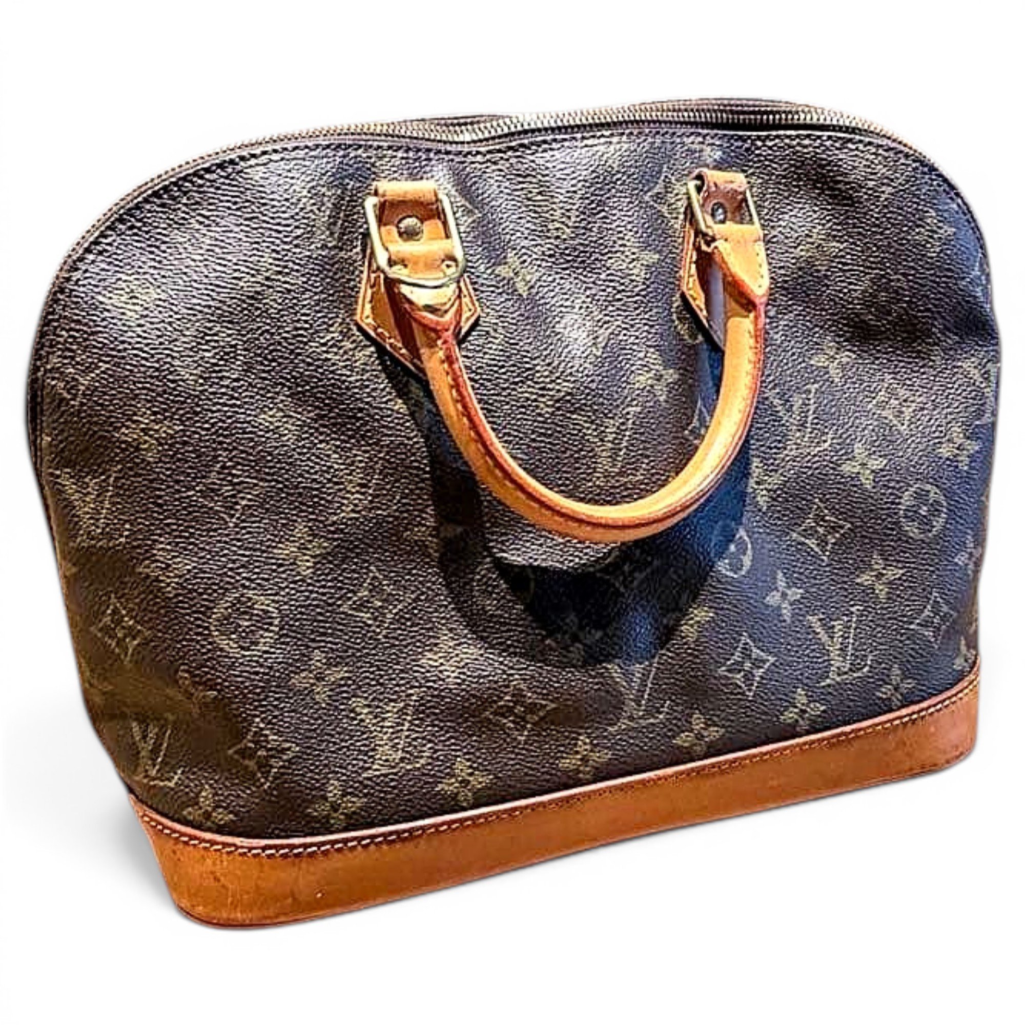 Alma leather handbag