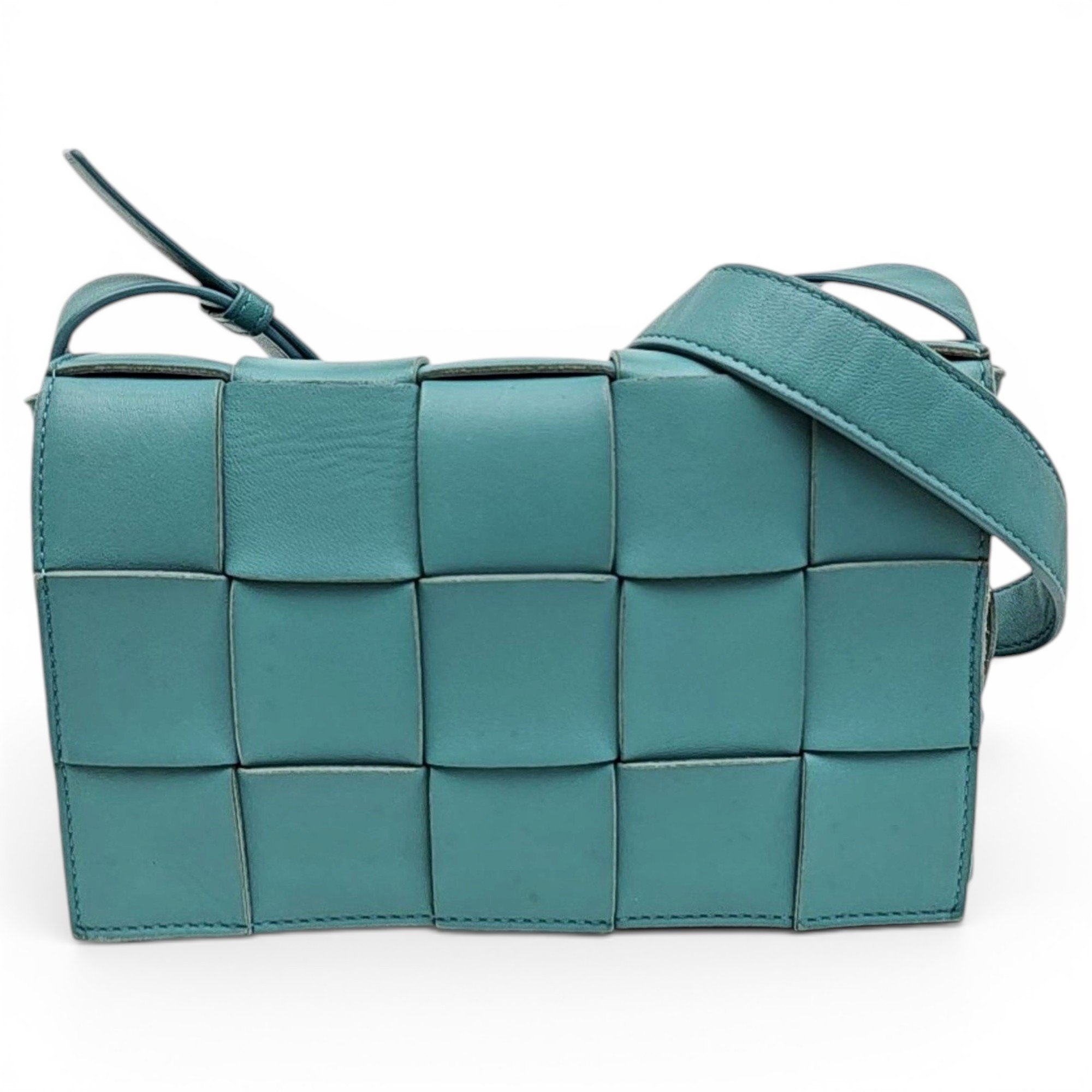 Brick Cassette leather handbag