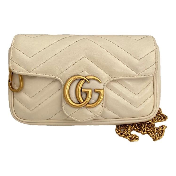 GG Marmont Flap leather crossbody bag