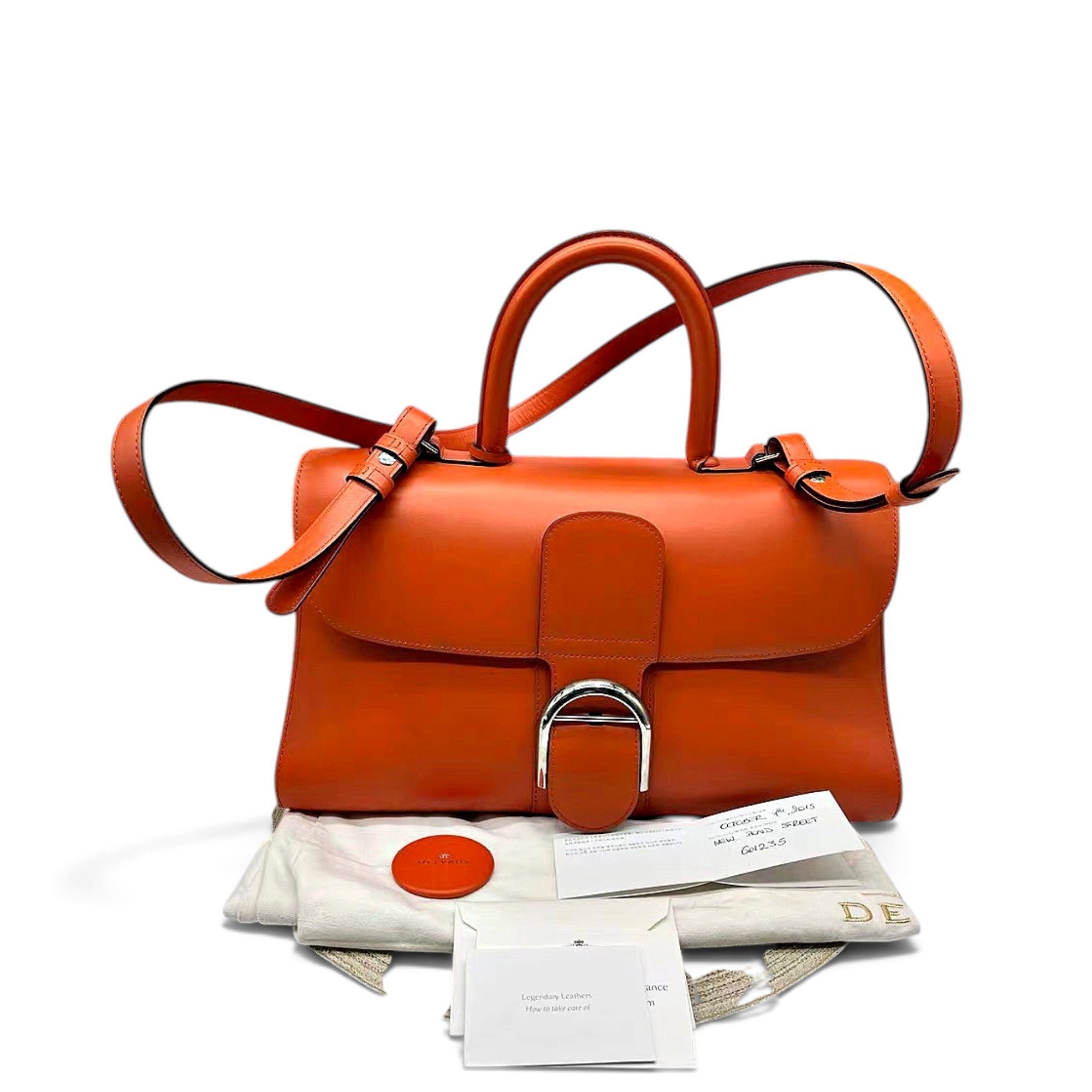 Brillant leather handbag