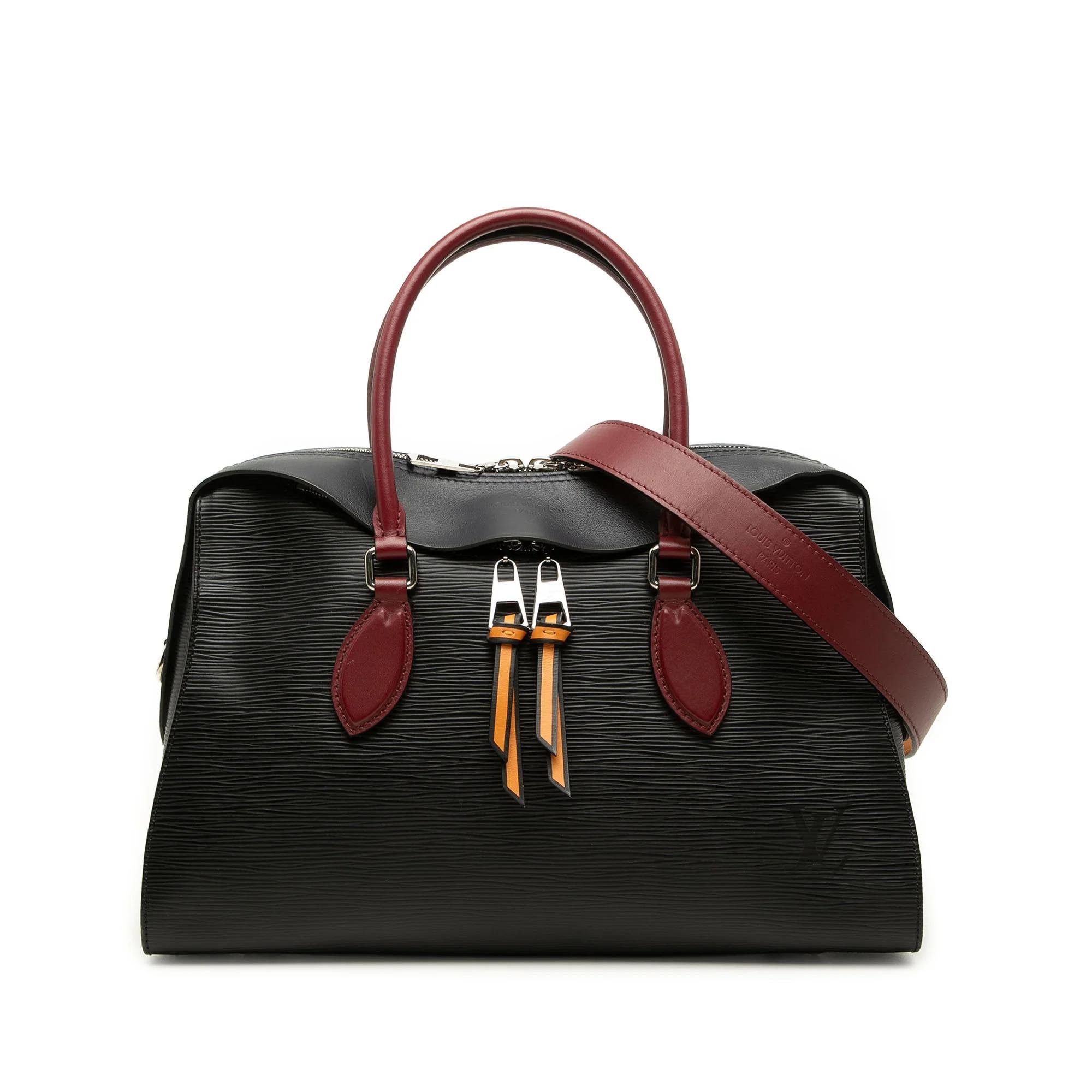 Tuileries leather satchel