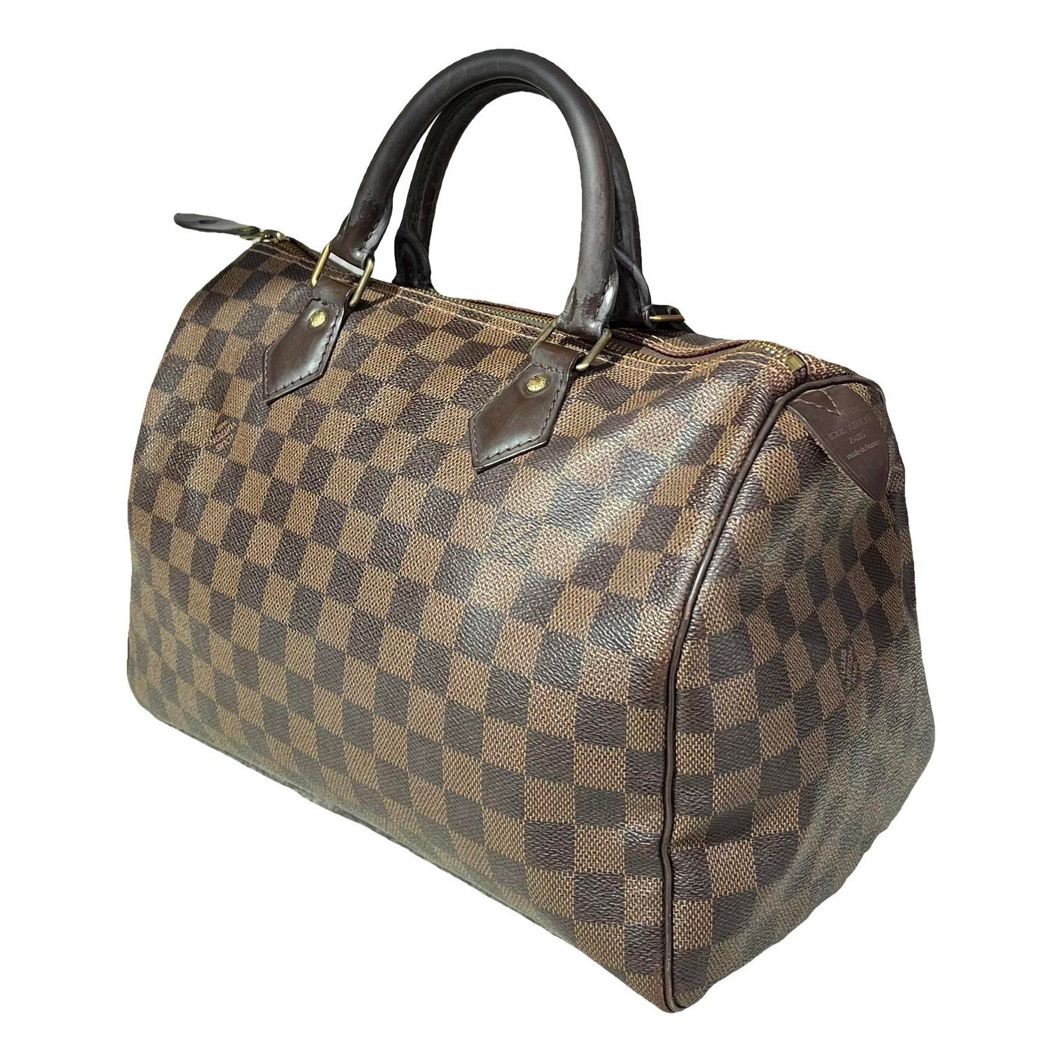 Speedy leather handbag