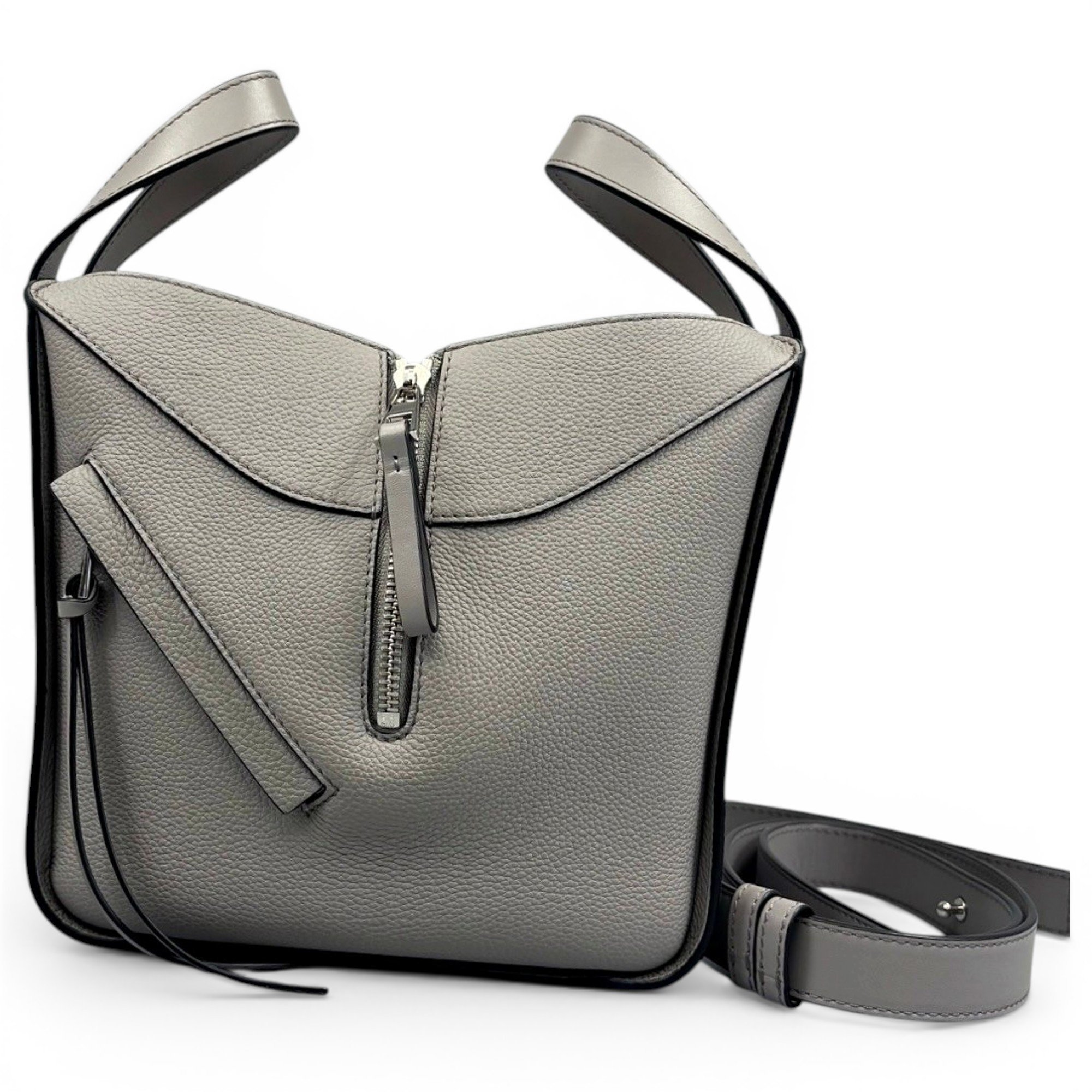 Hammock leather handbag