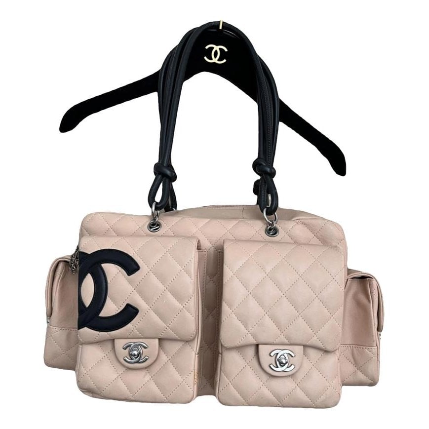 Cambon Reporter leather handbag