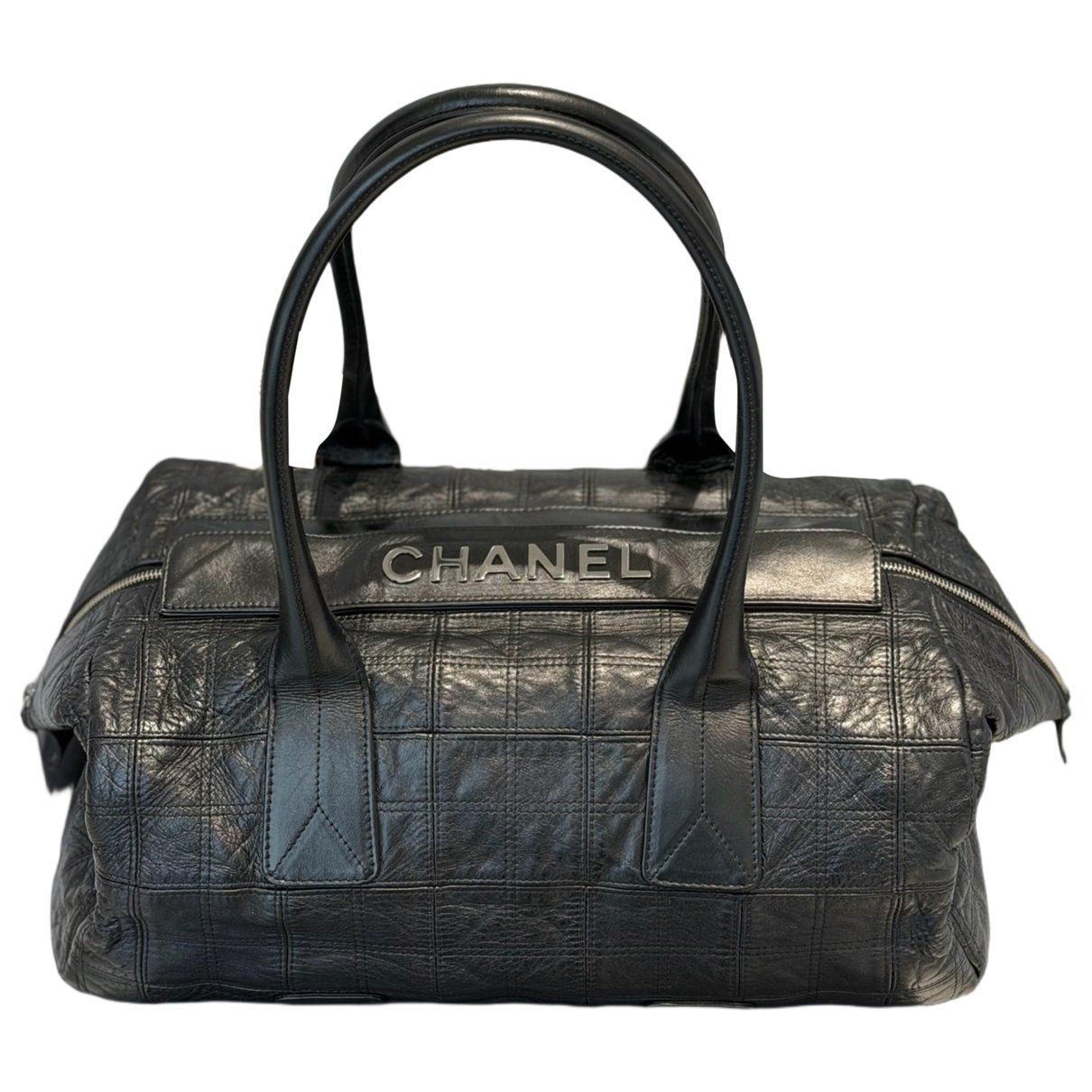 Trendy CC Vanity leather handbag