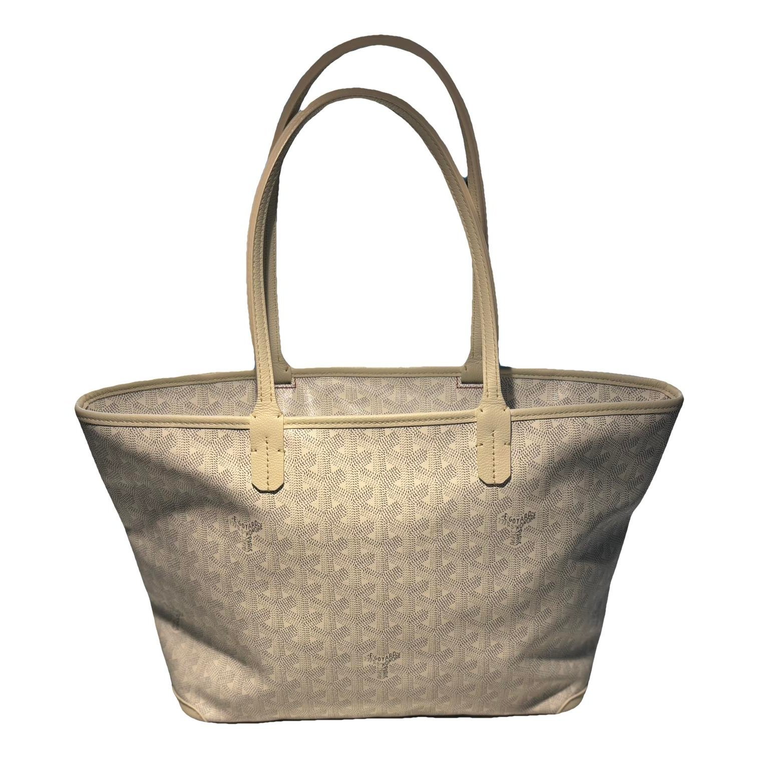 Goyard Artois leather handbag