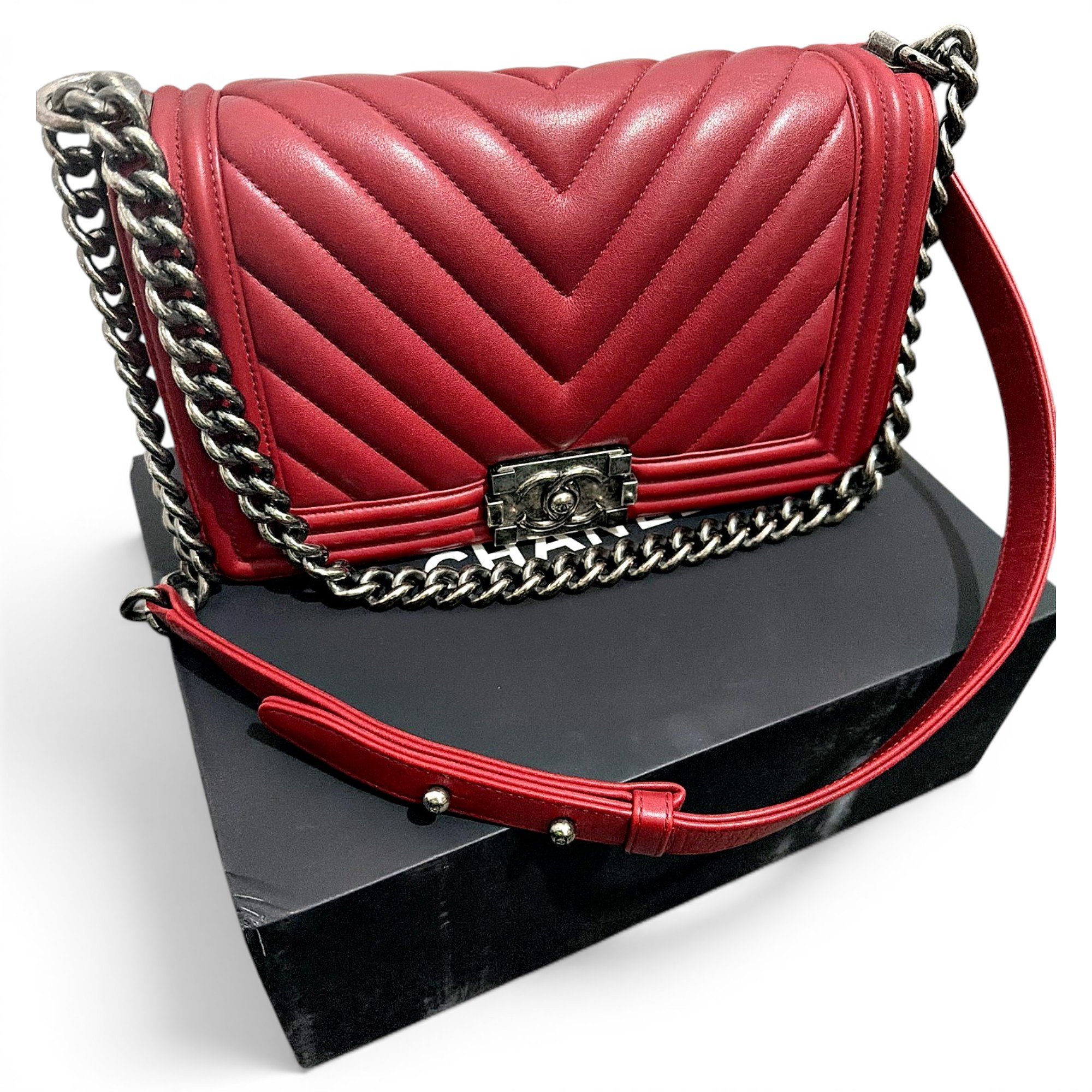 Boy leather handbag