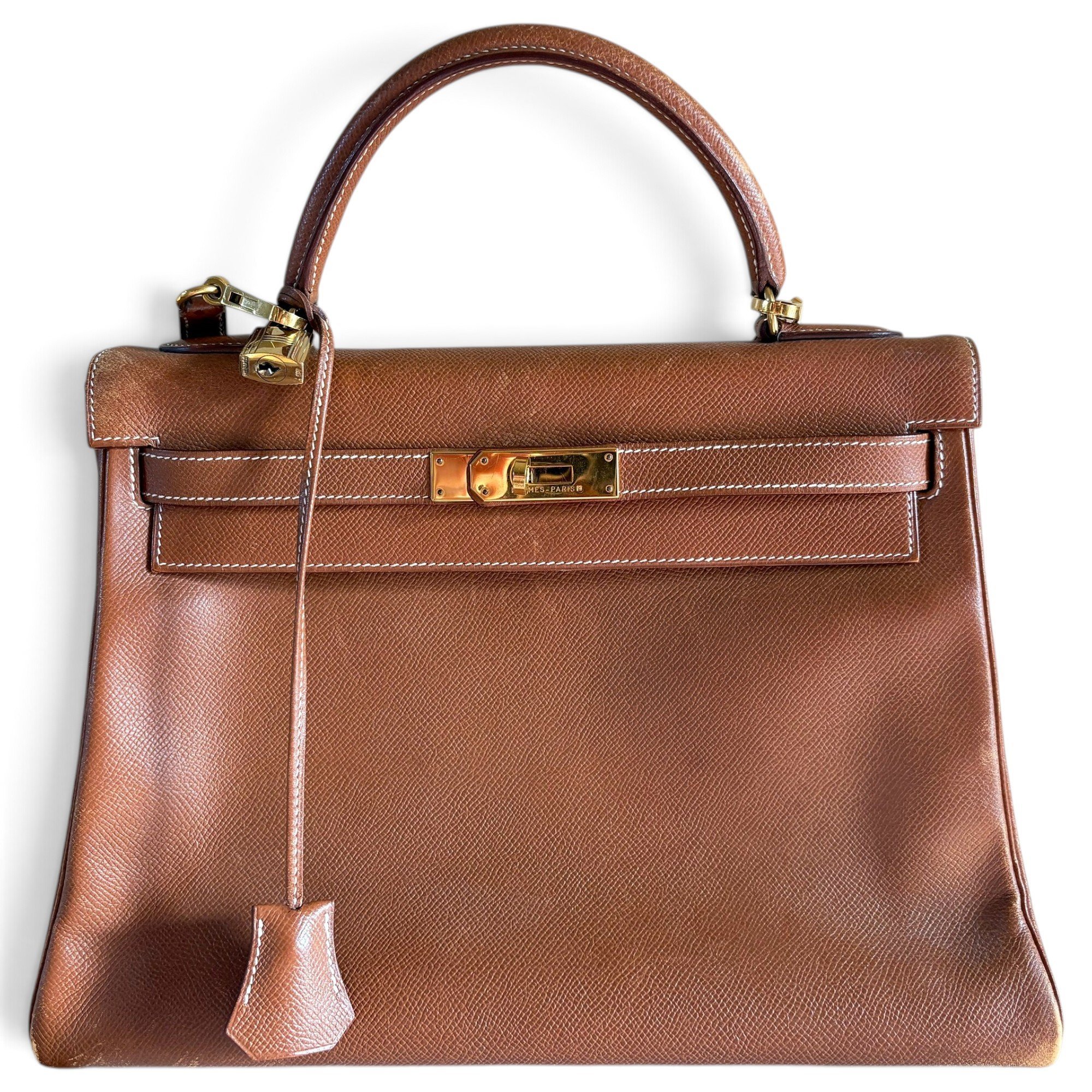 Kelly 32 leather handbag